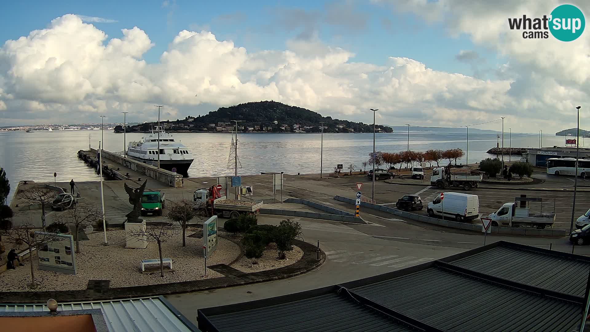 Webcam Ugliano – terminal traghetto da Preko a Zara