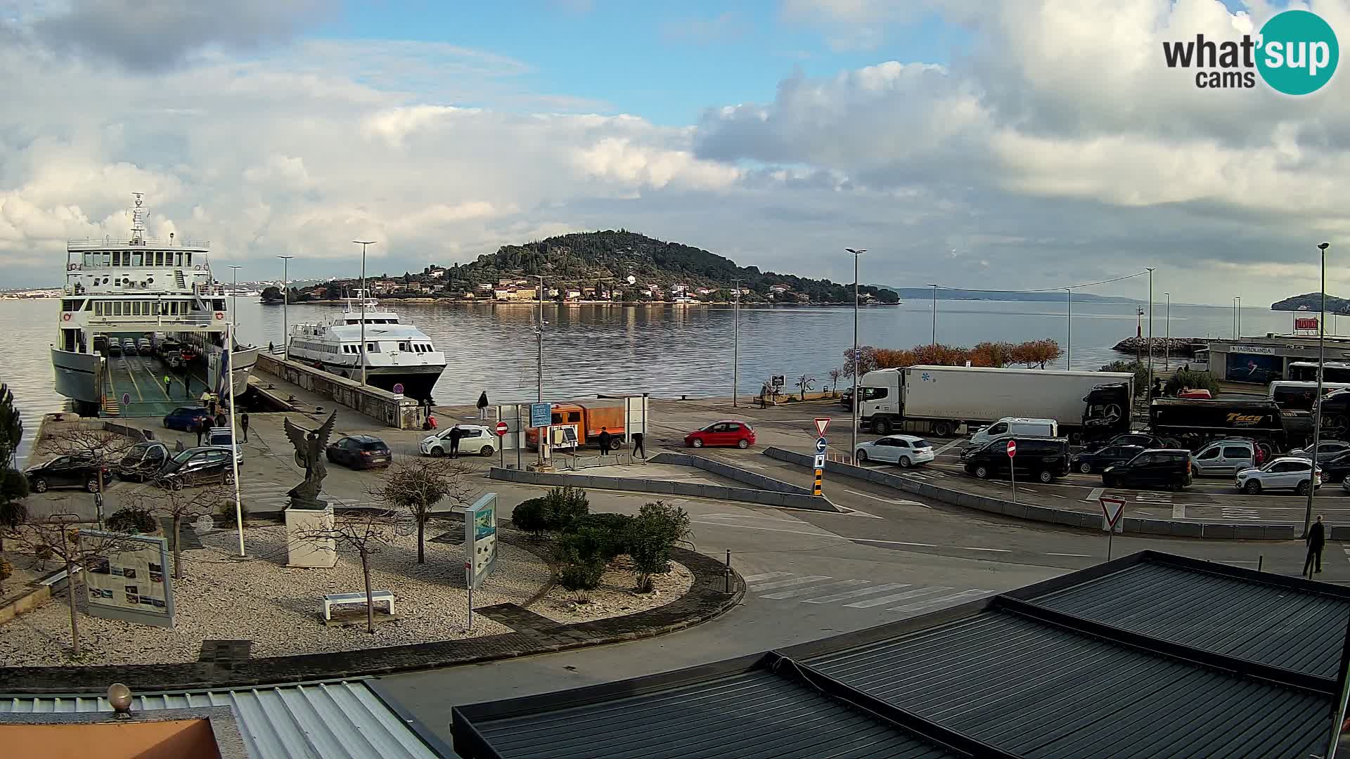 Webcam Ugliano – terminal traghetto da Preko a Zara