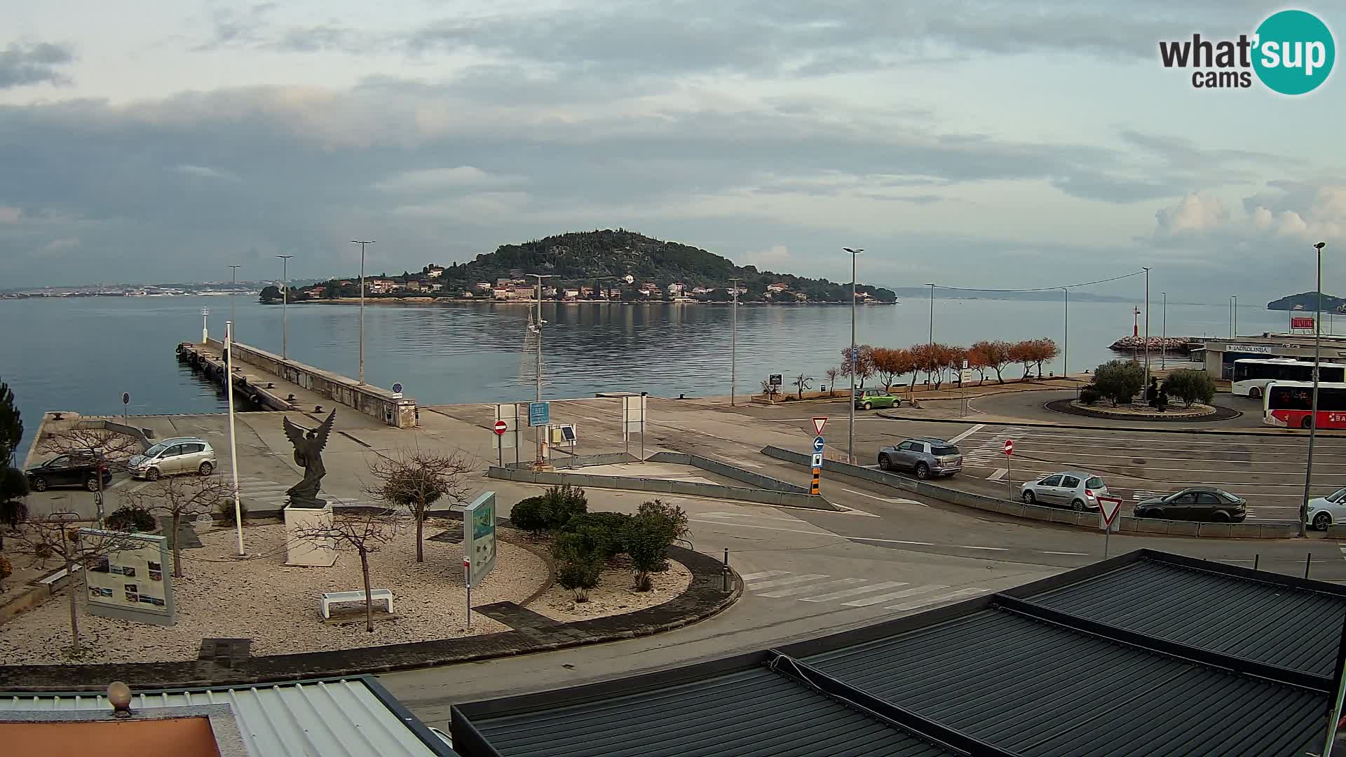 Web kamera Ugljan – Preko trajekt za Zadar