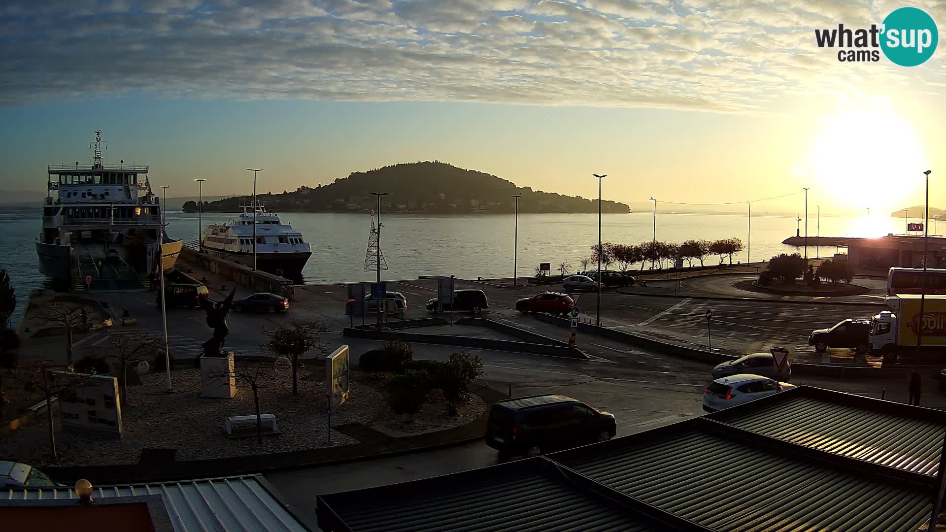 Webcam Ugljan – Preko Ferry to Zadar