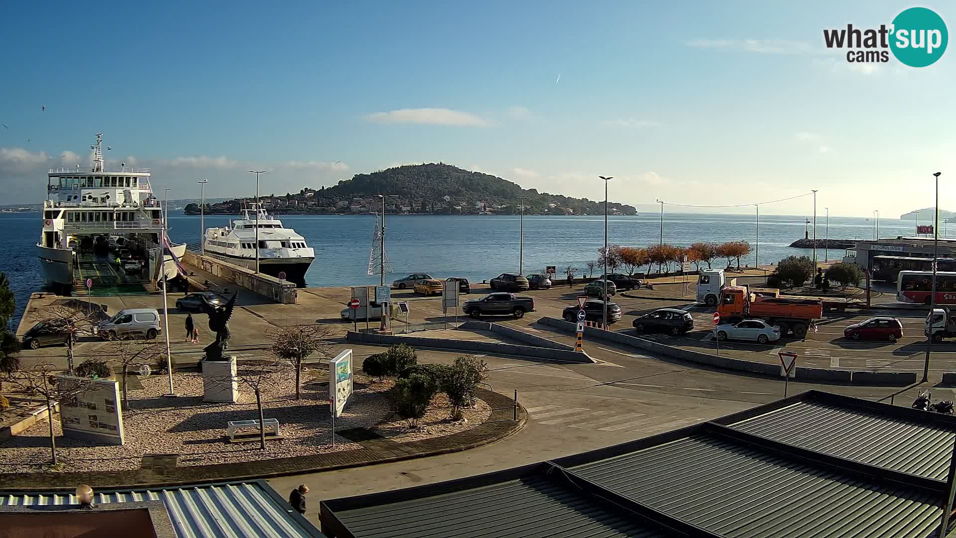 Webcam Ugljan – Preko Ferry to Zadar