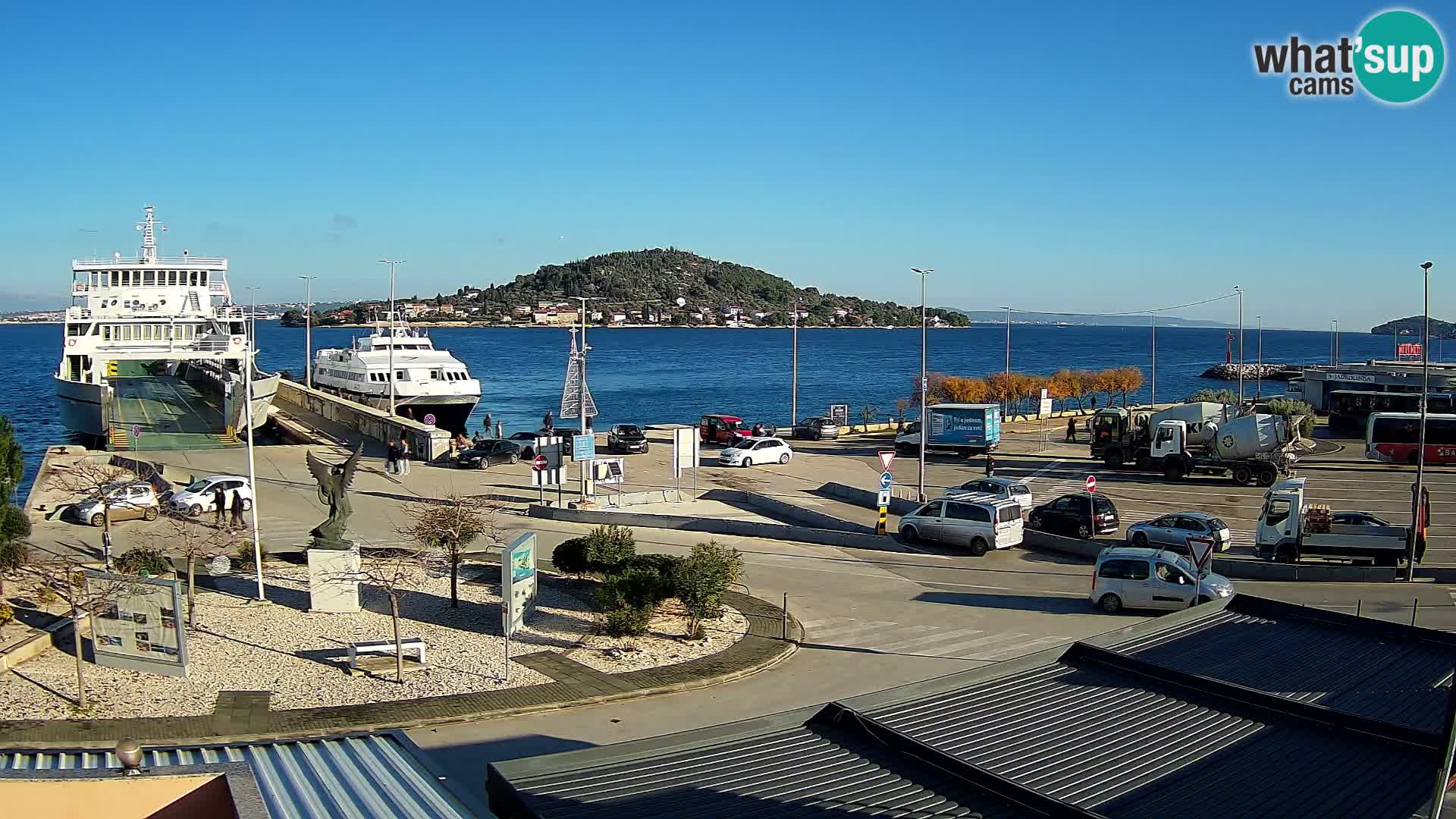 Webcam Ugljan – Preko Ferry to Zadar