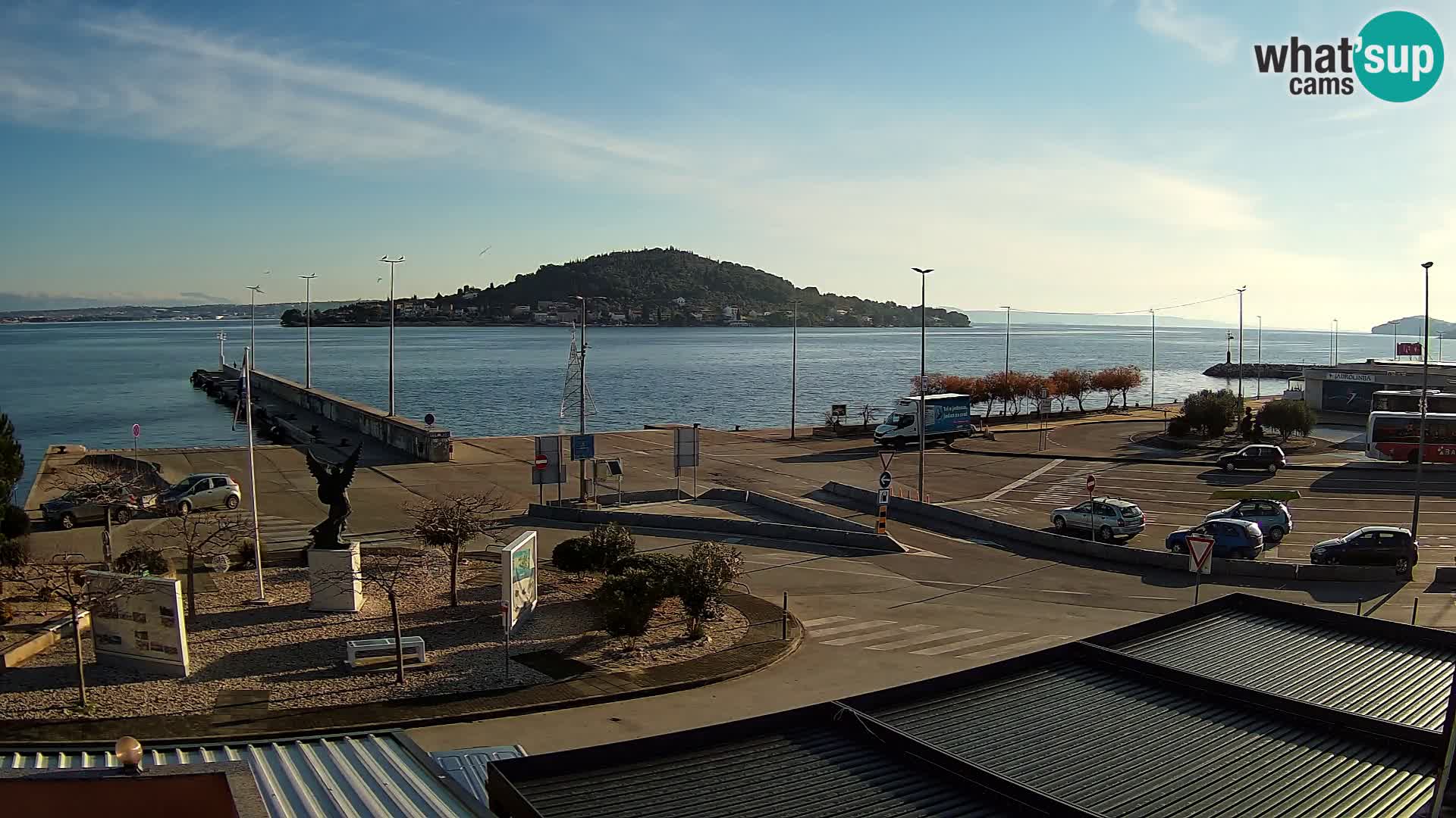 Spletna kamera Ugljan – trajekt Preko – Zadar