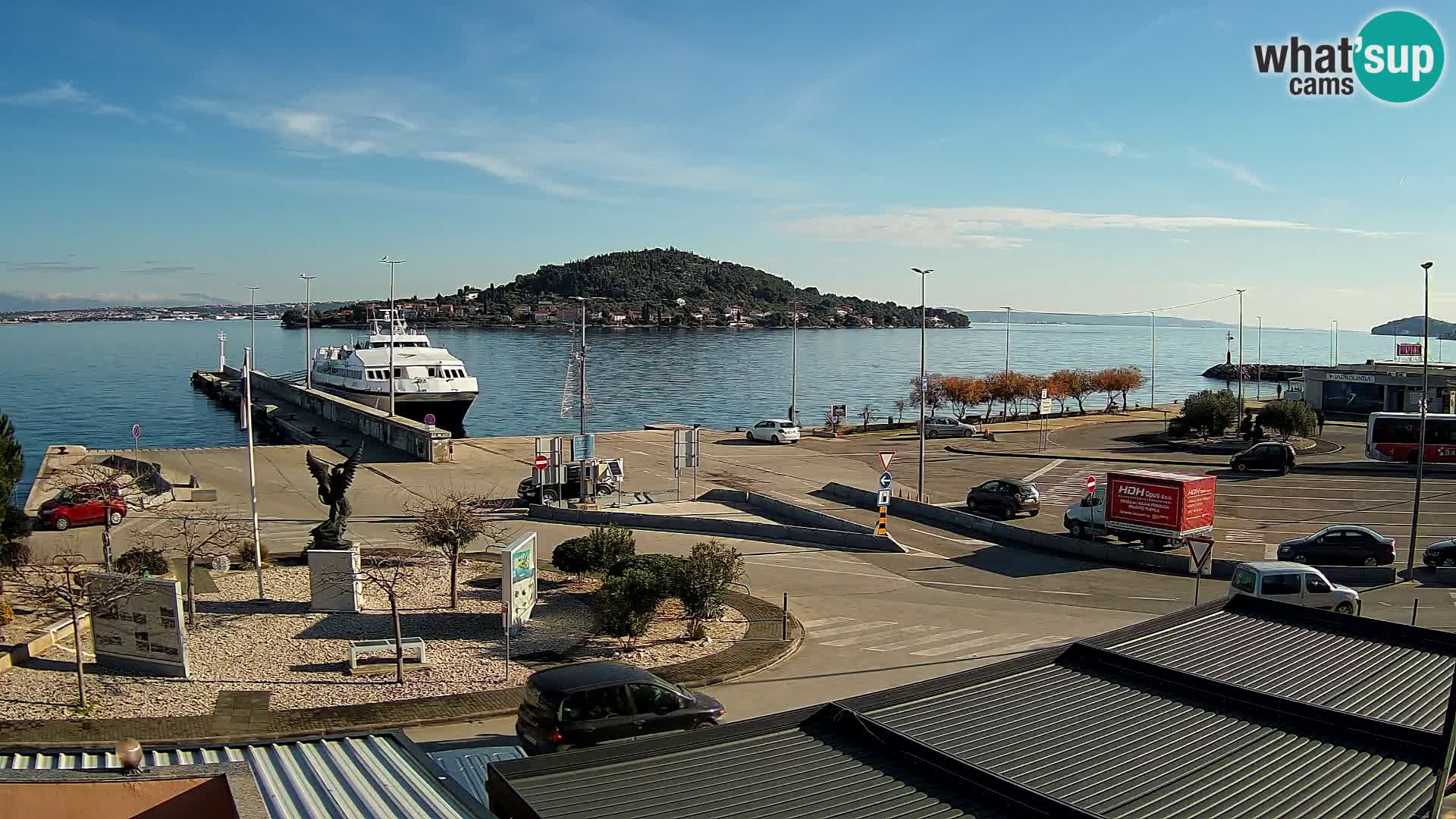 Spletna kamera Ugljan – trajekt Preko – Zadar