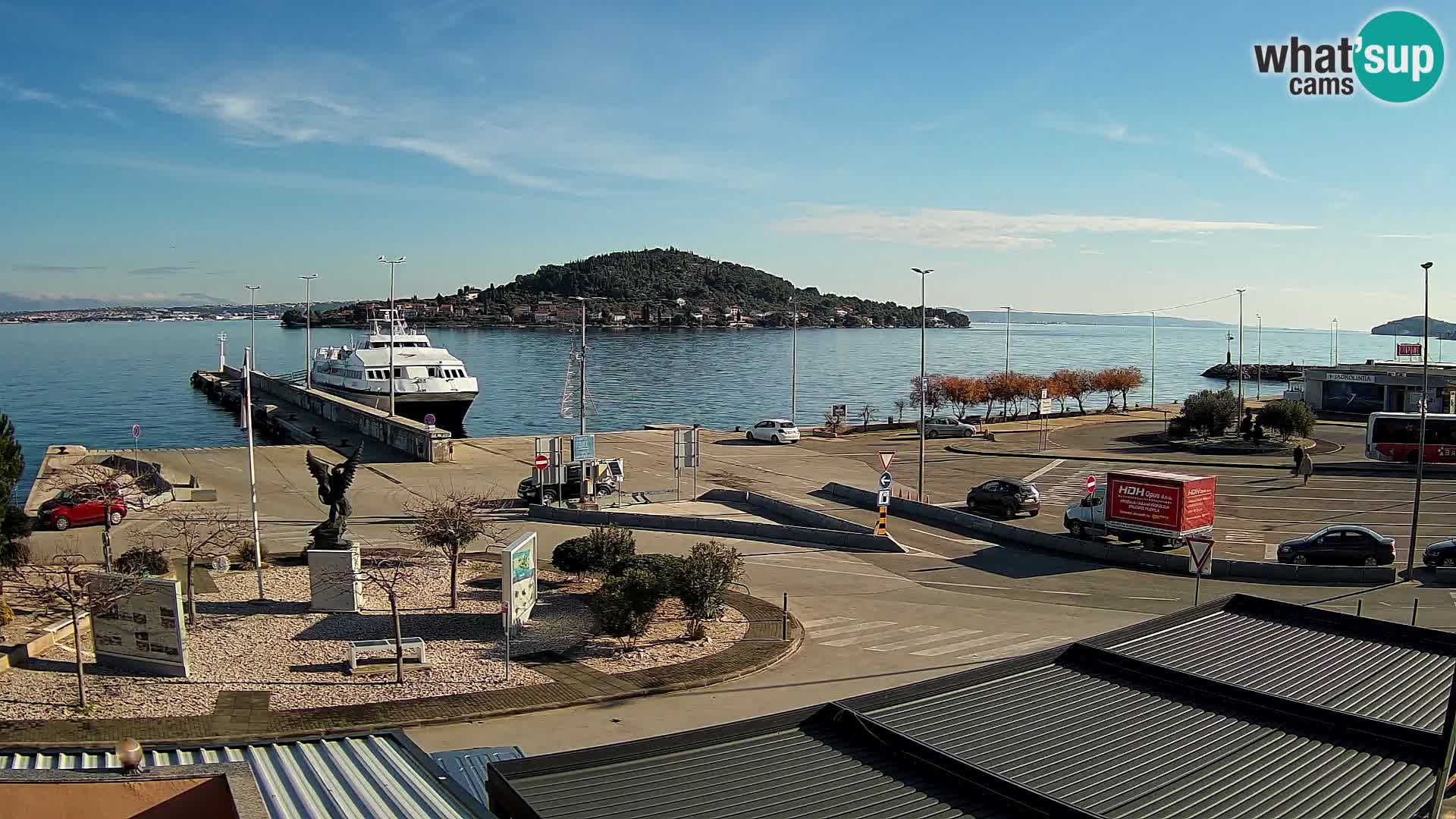 Webcam Ugljan – Preko Ferry to Zadar