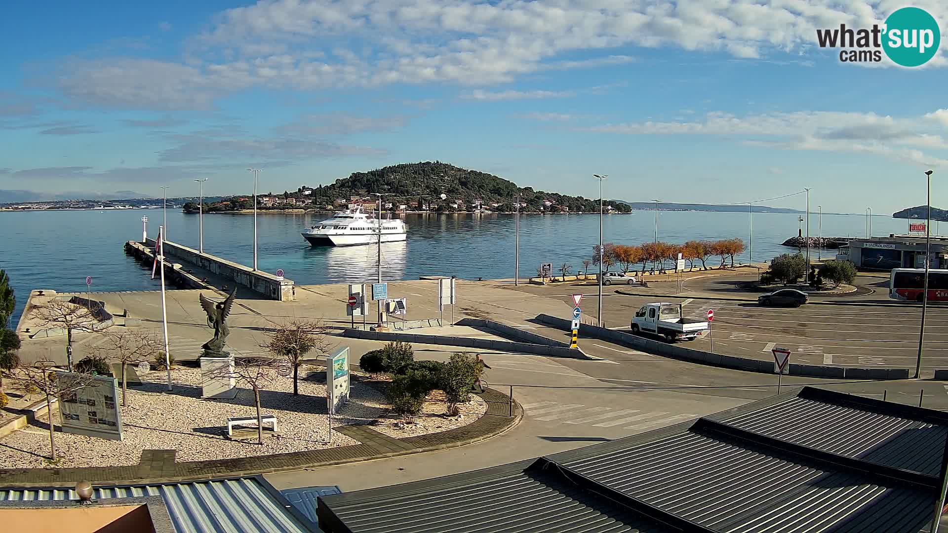 Webcam Ugljan – Preko Ferry to Zadar