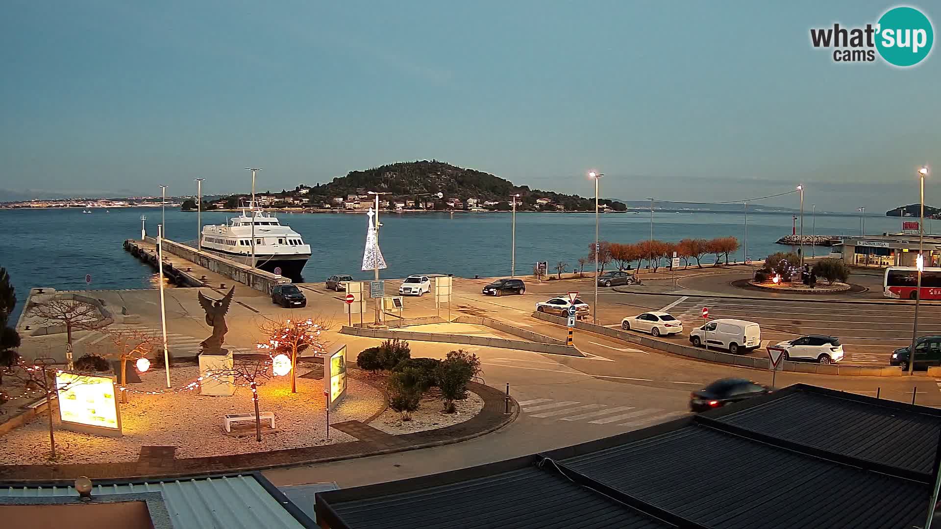 Webcam Ugljan – Preko Ferry to Zadar