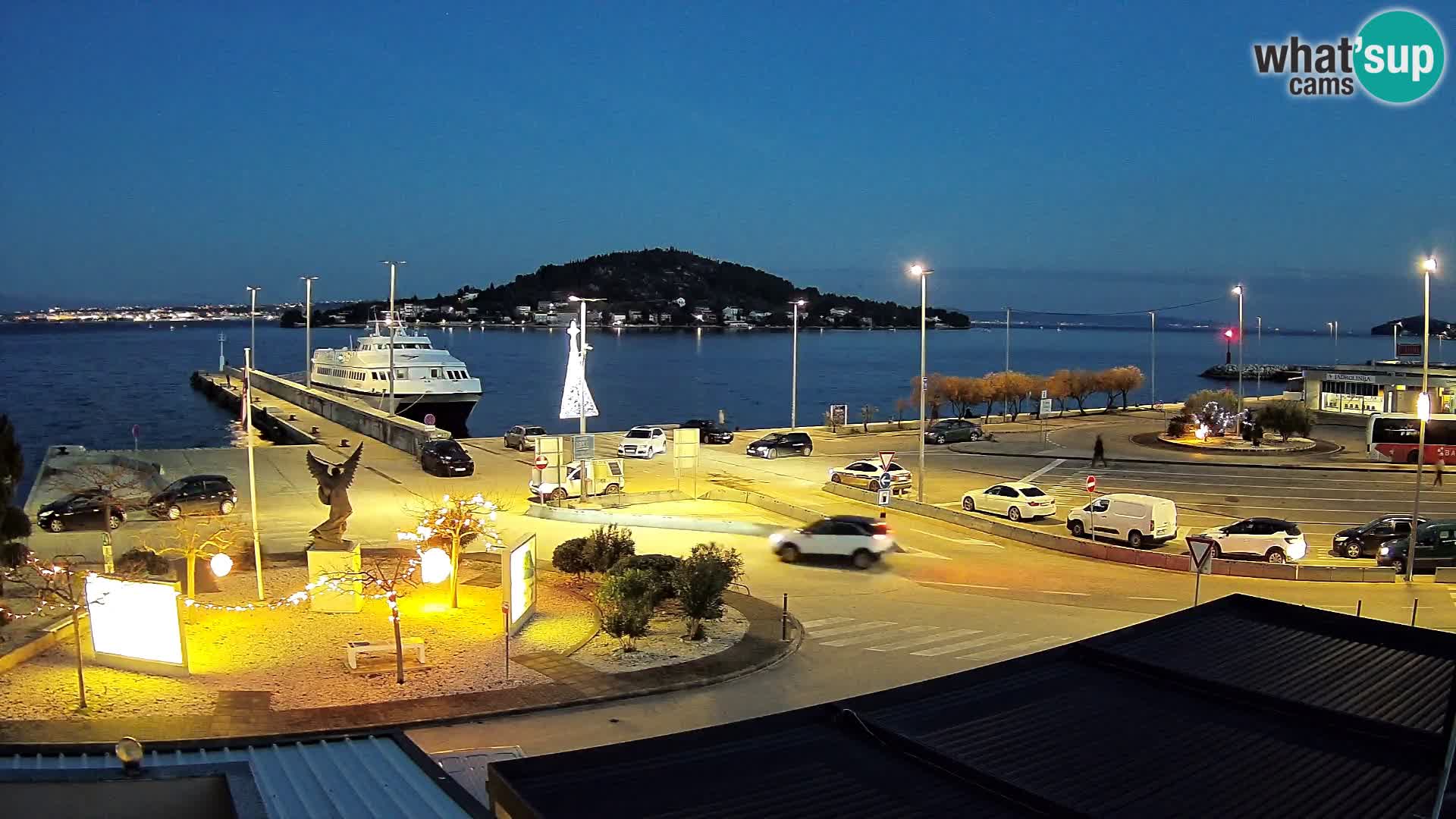 Web kamera Ugljan – Preko trajekt za Zadar