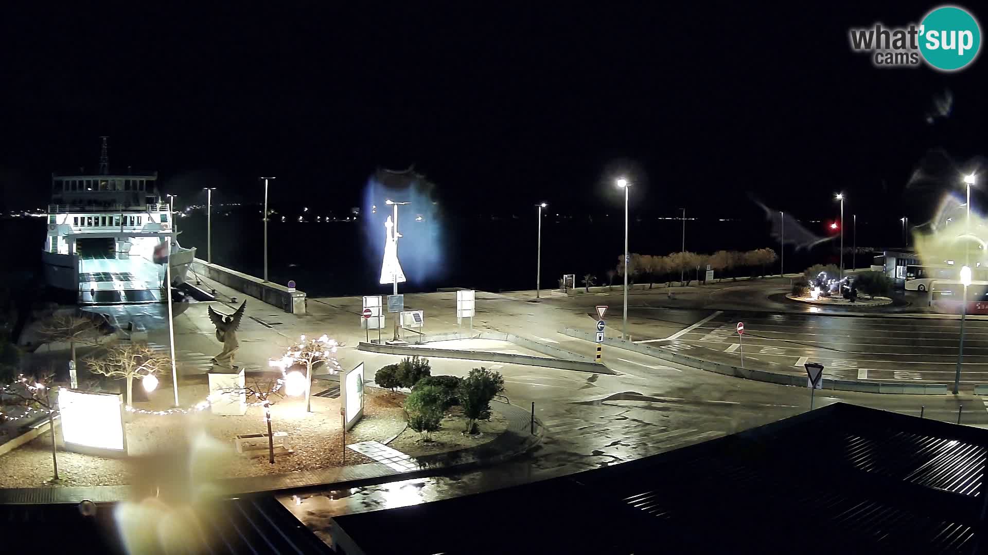 Spletna kamera Ugljan – trajekt Preko – Zadar