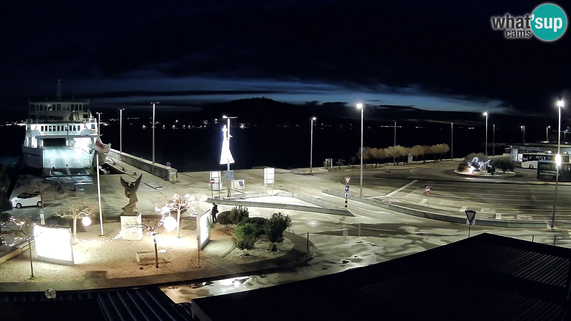 Web kamera Ugljan – Preko trajekt za Zadar