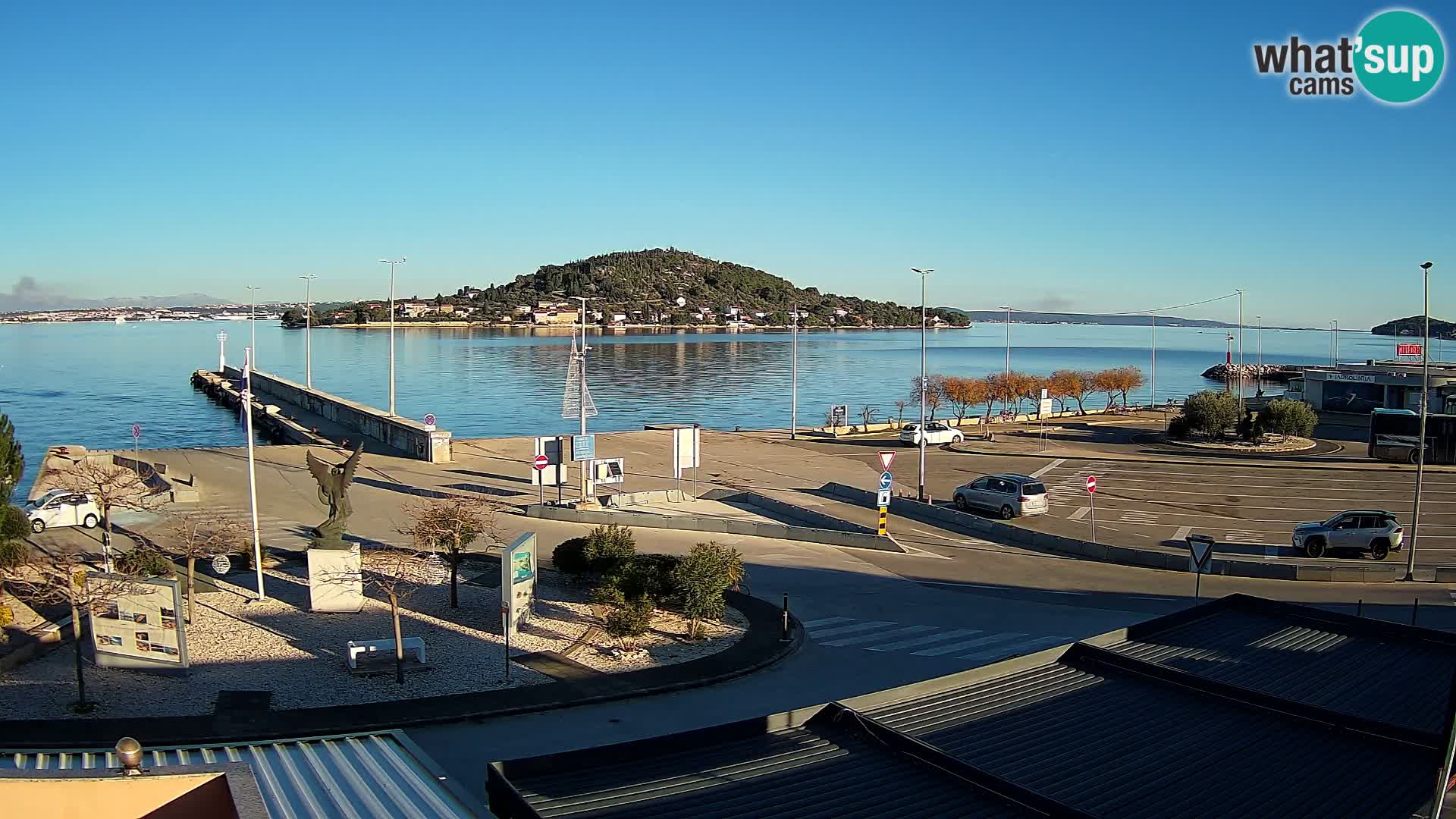 Web kamera Ugljan – Preko trajekt za Zadar