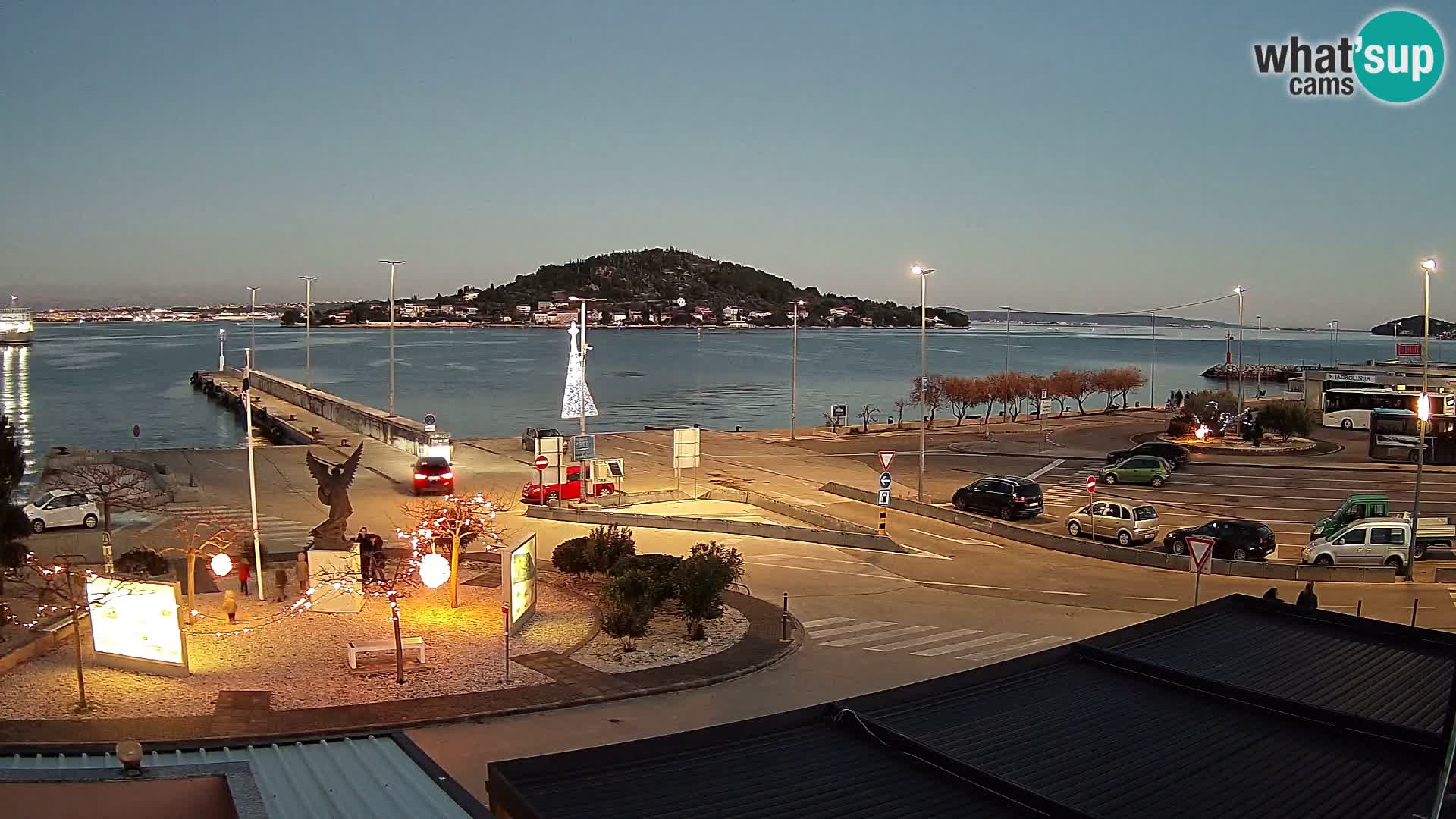 Web kamera Ugljan – Preko trajekt za Zadar