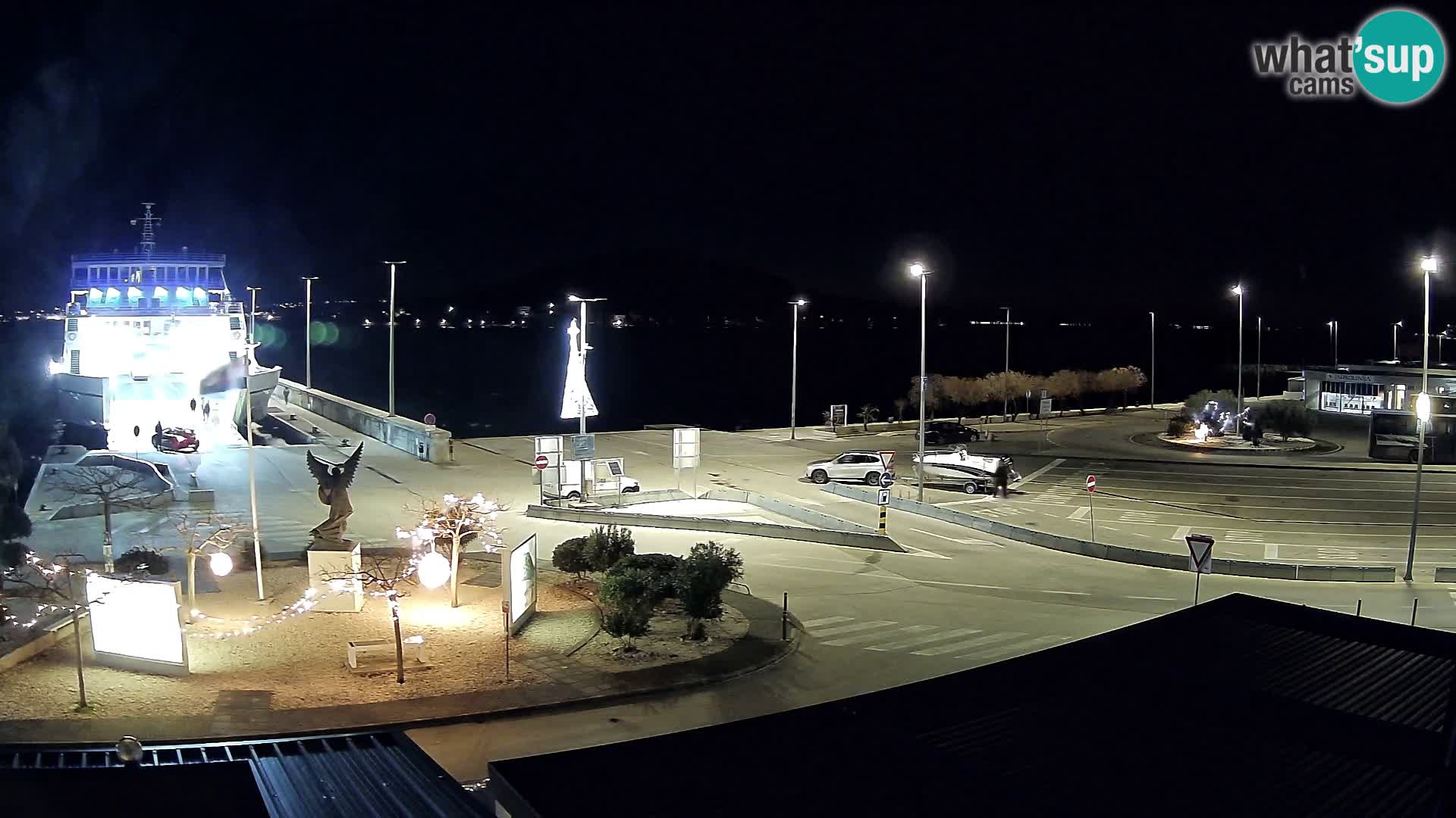 Webcam Ugliano – terminal traghetto da Preko a Zara