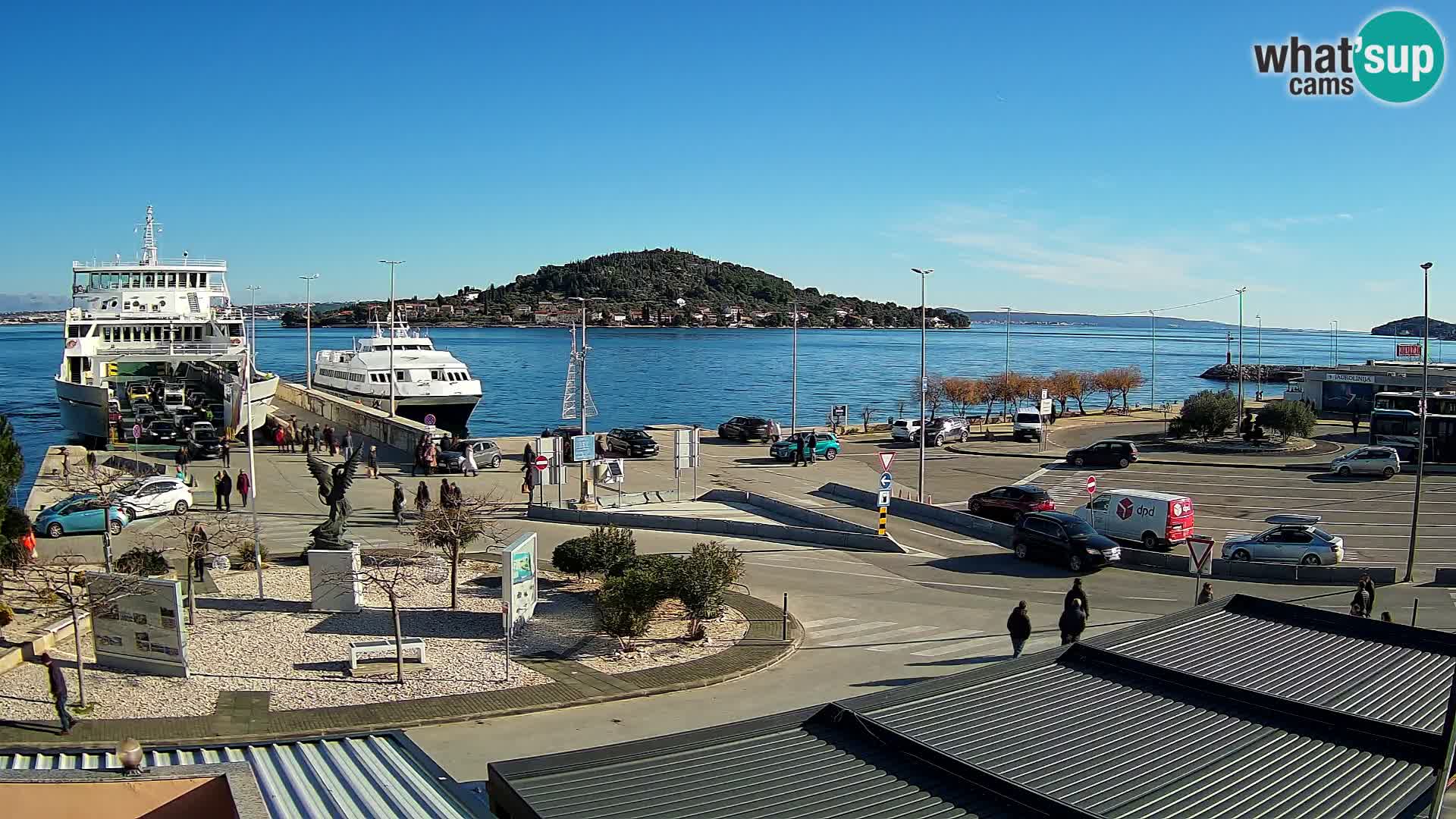 Webcam Ugljan – Preko Ferry to Zadar