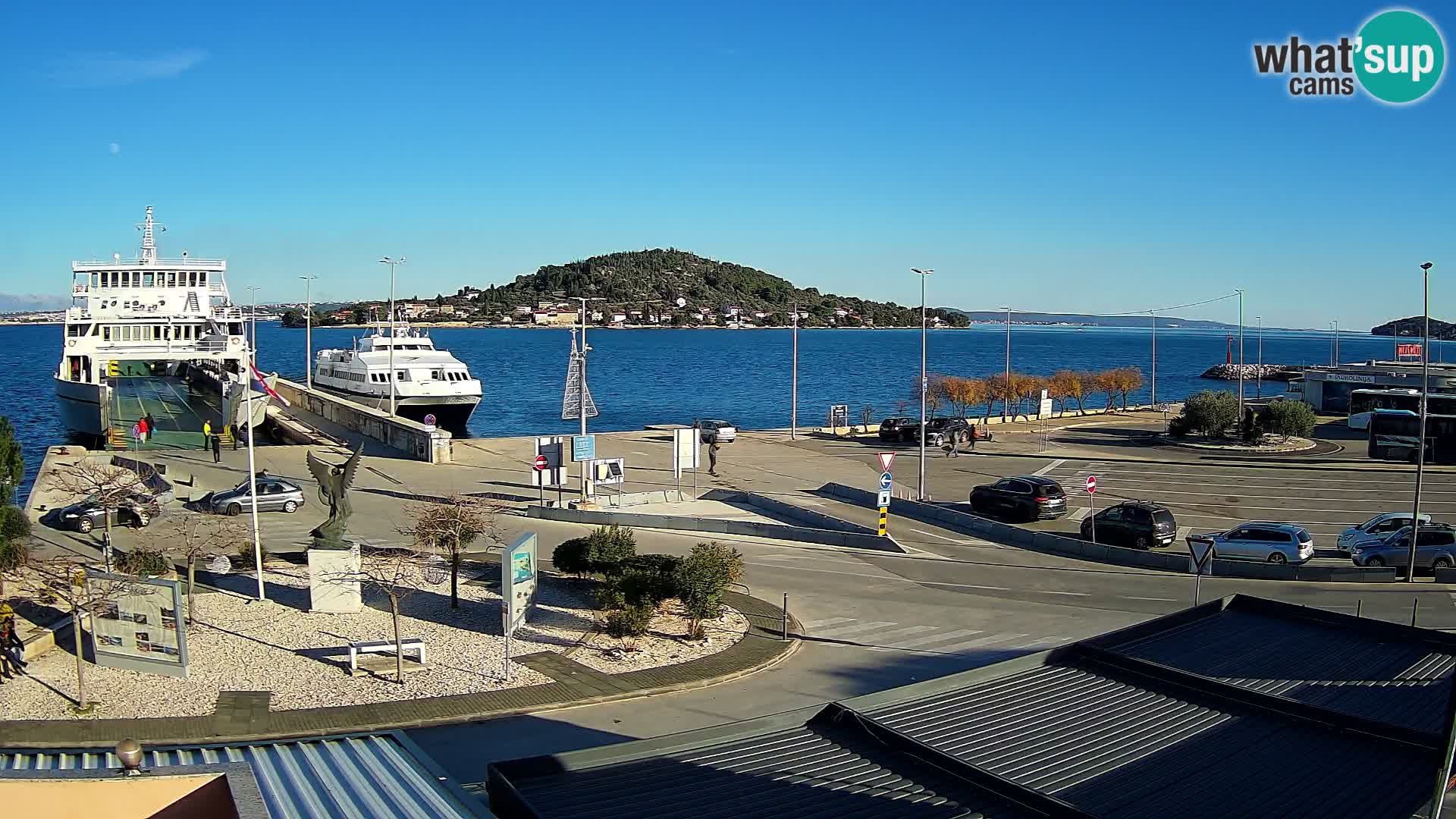 Webcam Ugljan – Preko Ferry to Zadar