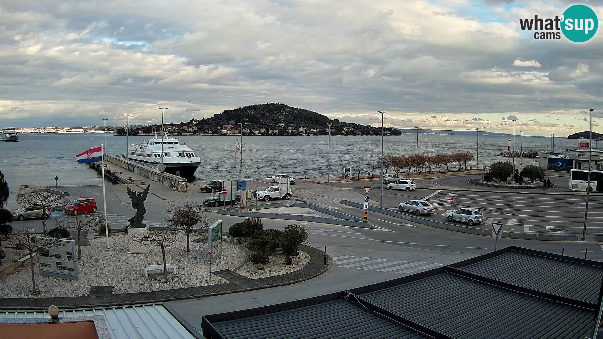 Web kamera Ugljan – Preko trajekt za Zadar