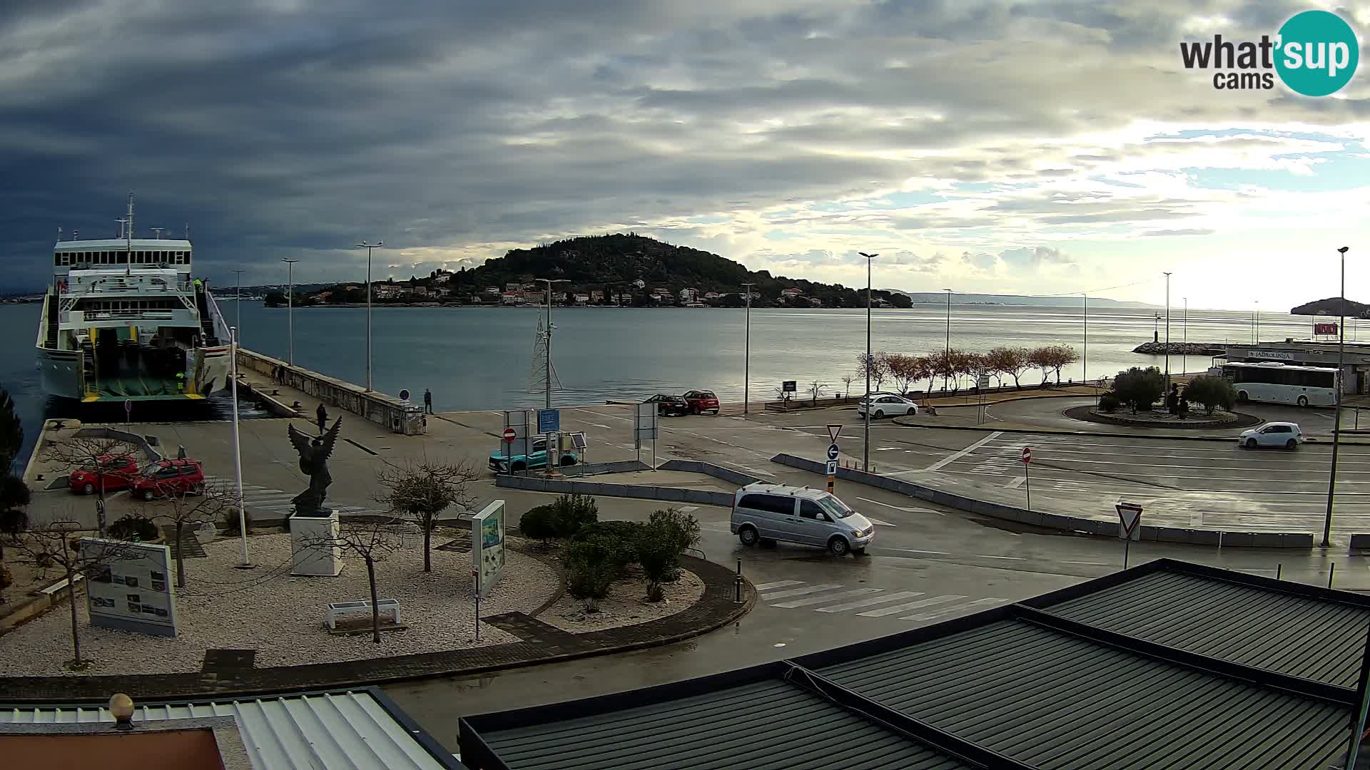 Webcam Ugliano – terminal traghetto da Preko a Zara