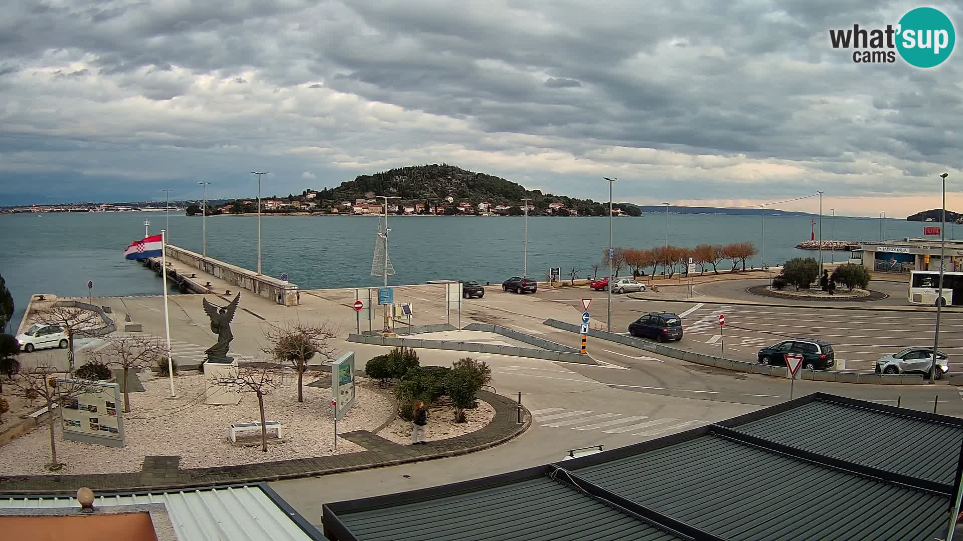 Webcam Ugliano – terminal traghetto da Preko a Zara