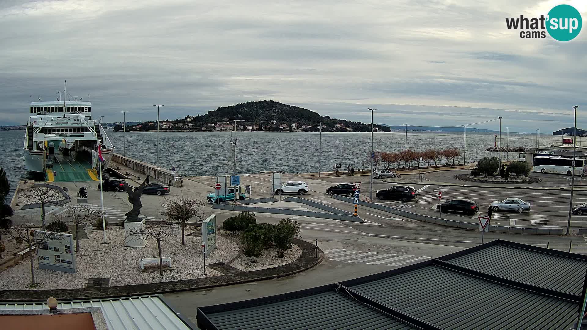 Webcam Ugljan – Preko Ferry to Zadar