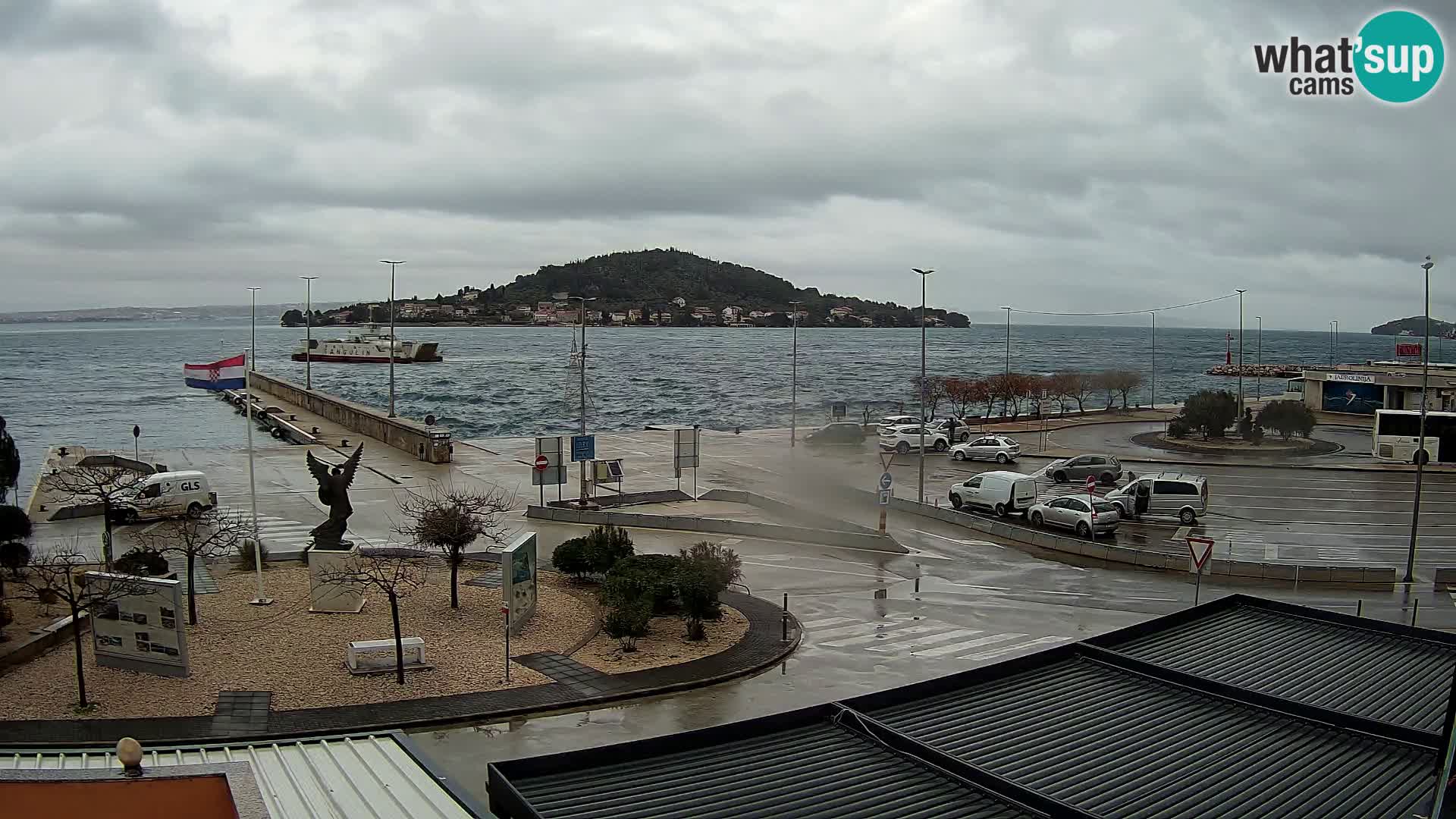 Spletna kamera Ugljan – trajekt Preko – Zadar