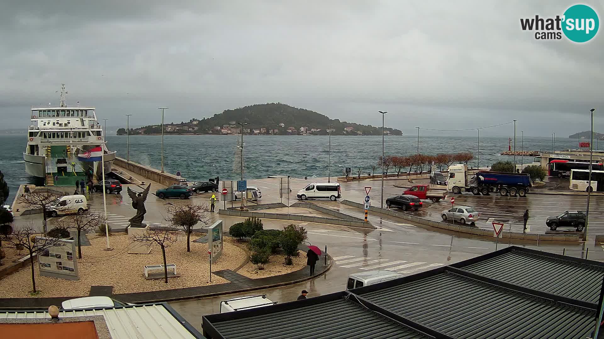 Webcam Ugljan – Preko Ferry to Zadar
