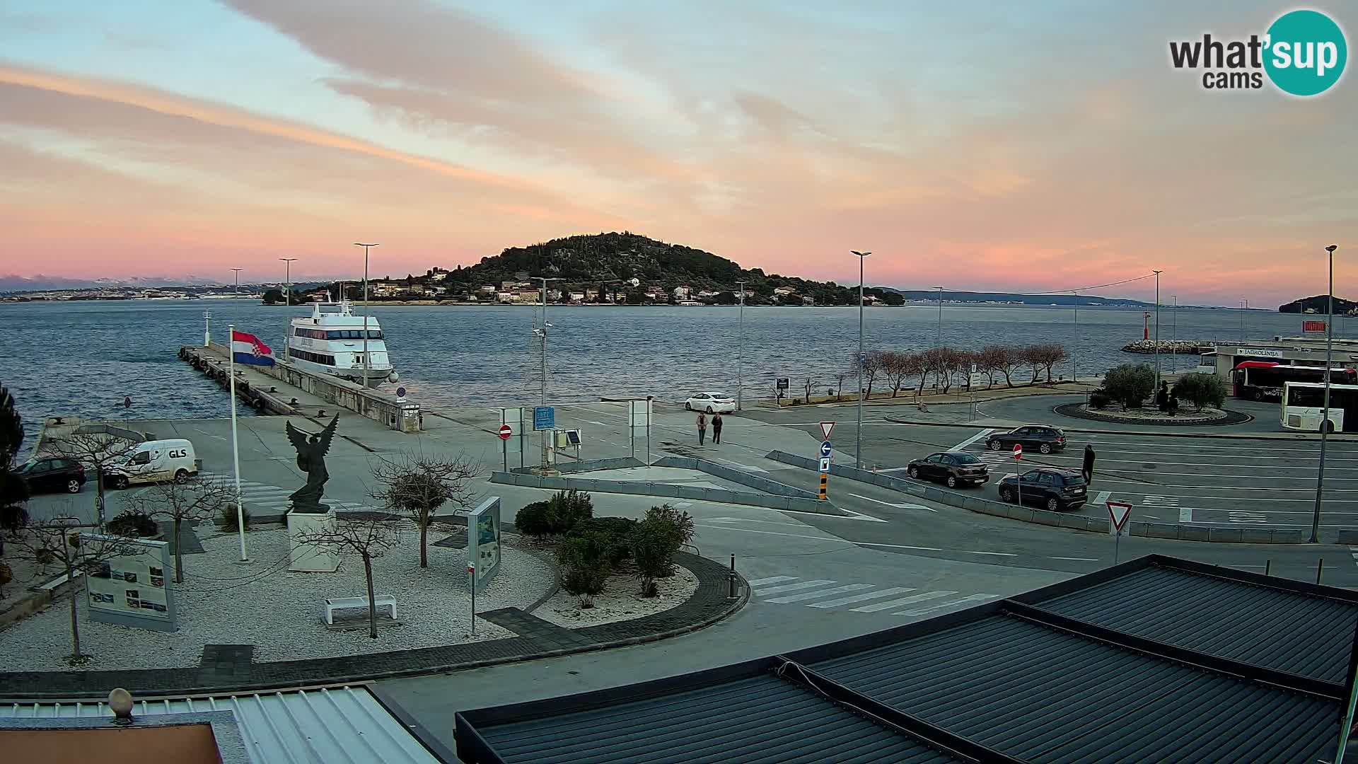 Webcam Ugliano – terminal traghetto da Preko a Zara