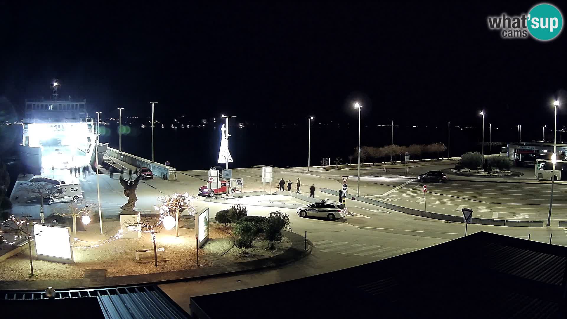 Webcam Ugliano – terminal traghetto da Preko a Zara