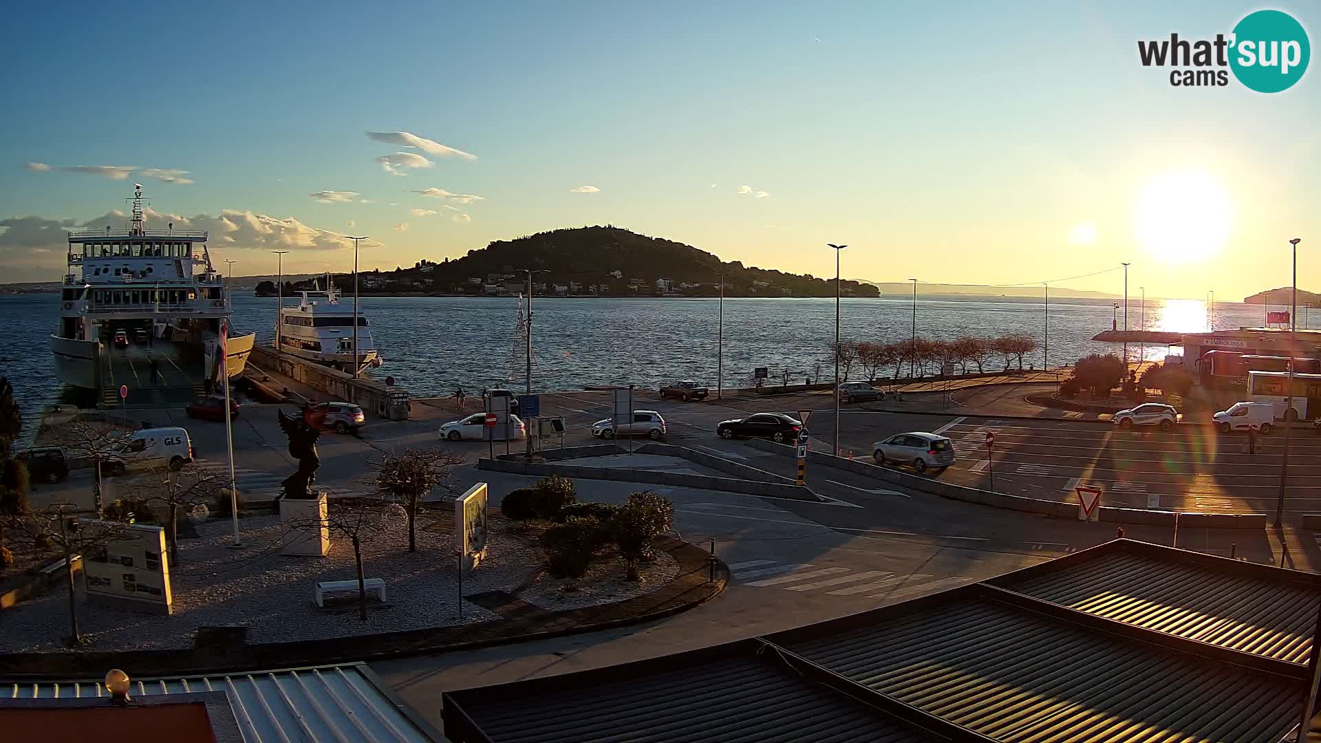 Webcam Ugliano – terminal traghetto da Preko a Zara