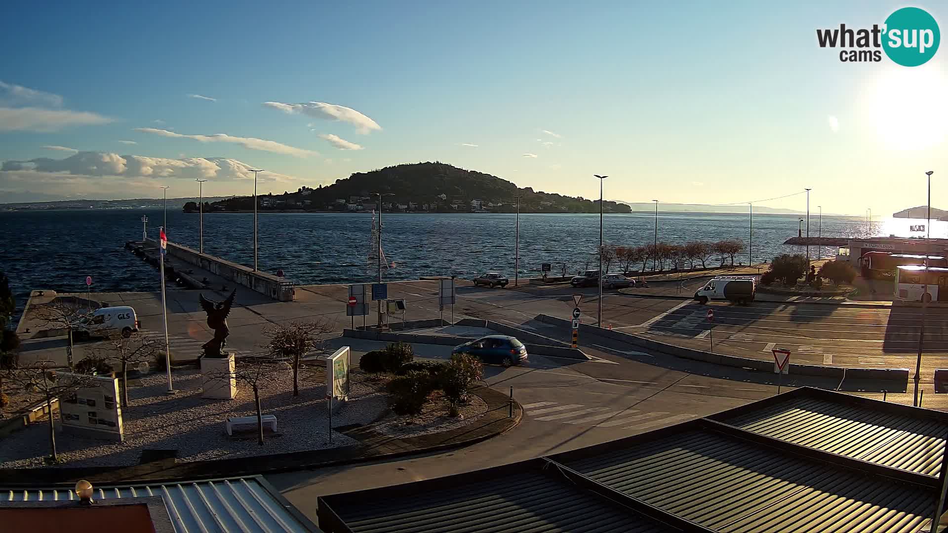 Webcam Ugliano – terminal traghetto da Preko a Zara