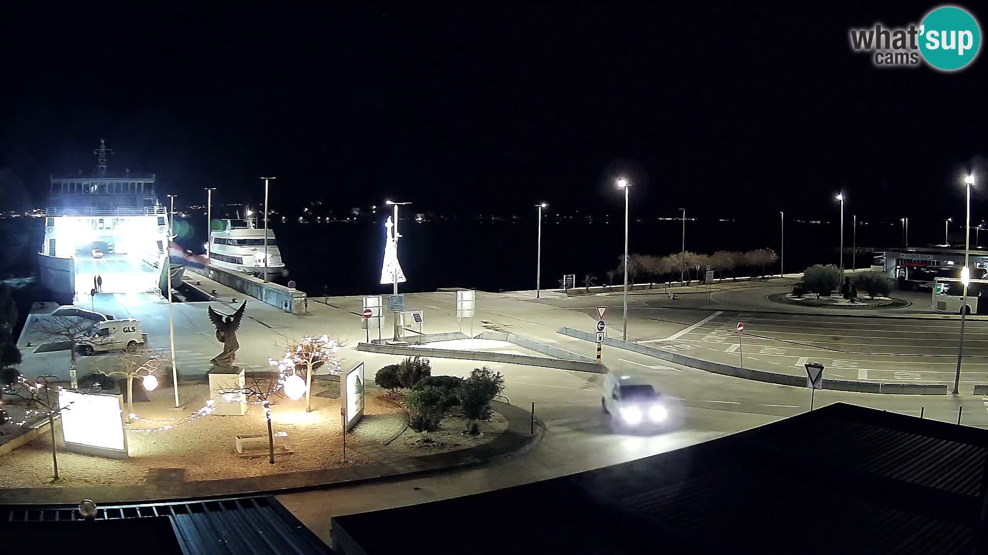 Webcam Ugliano – terminal traghetto da Preko a Zara