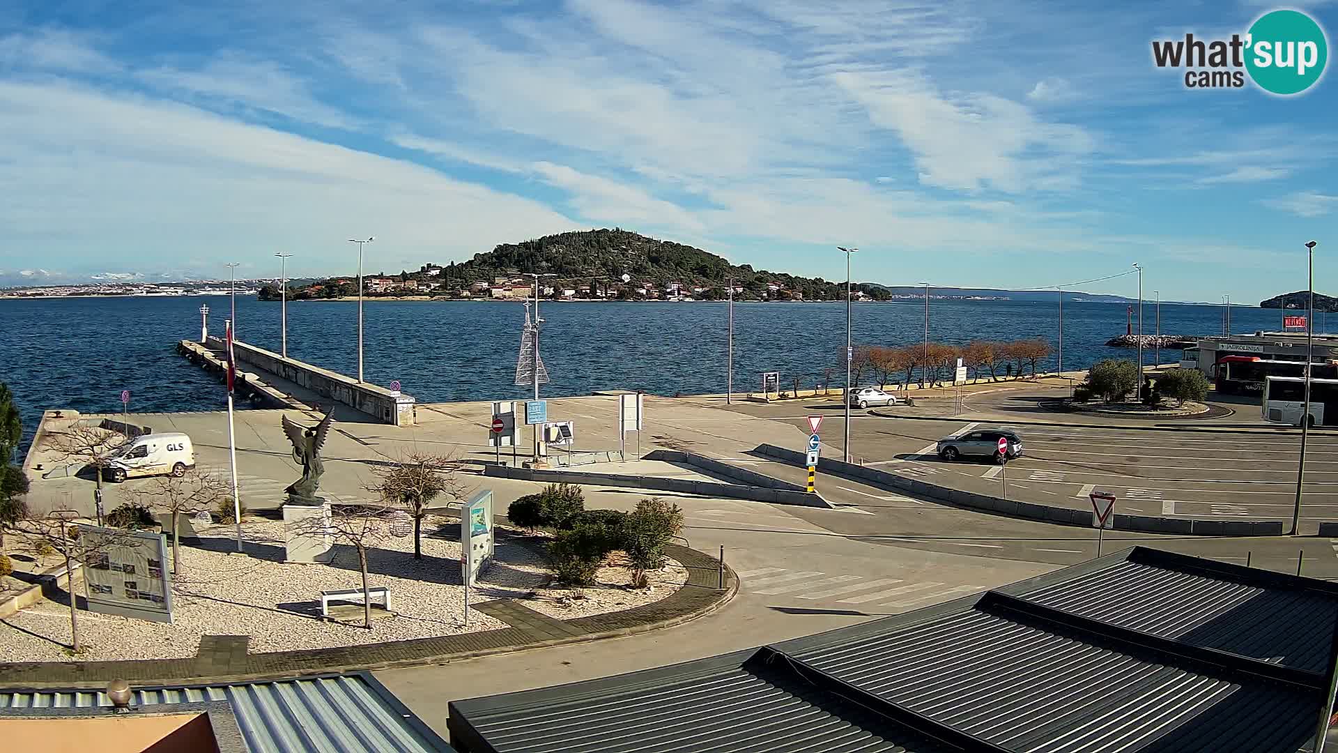Webcam Ugljan – Preko Ferry to Zadar
