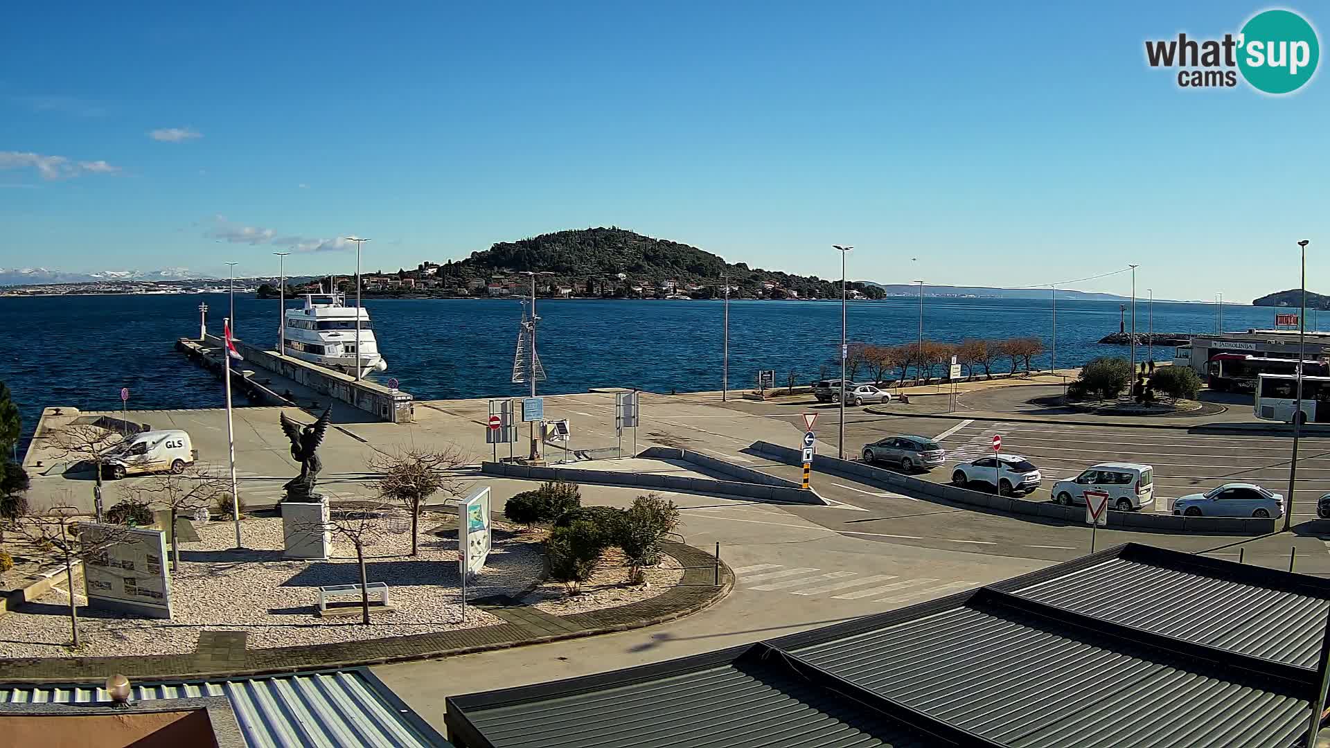 Web kamera Ugljan – Preko trajekt za Zadar