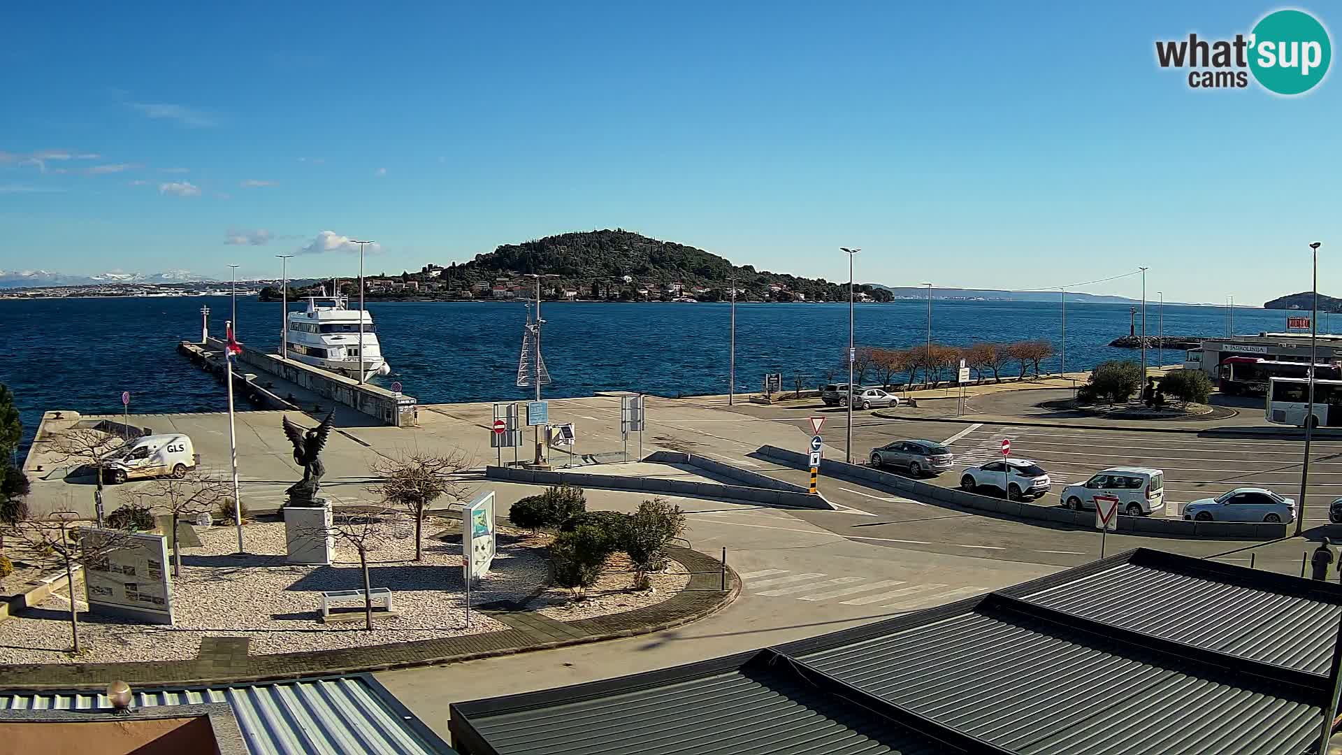 Spletna kamera Ugljan – trajekt Preko – Zadar