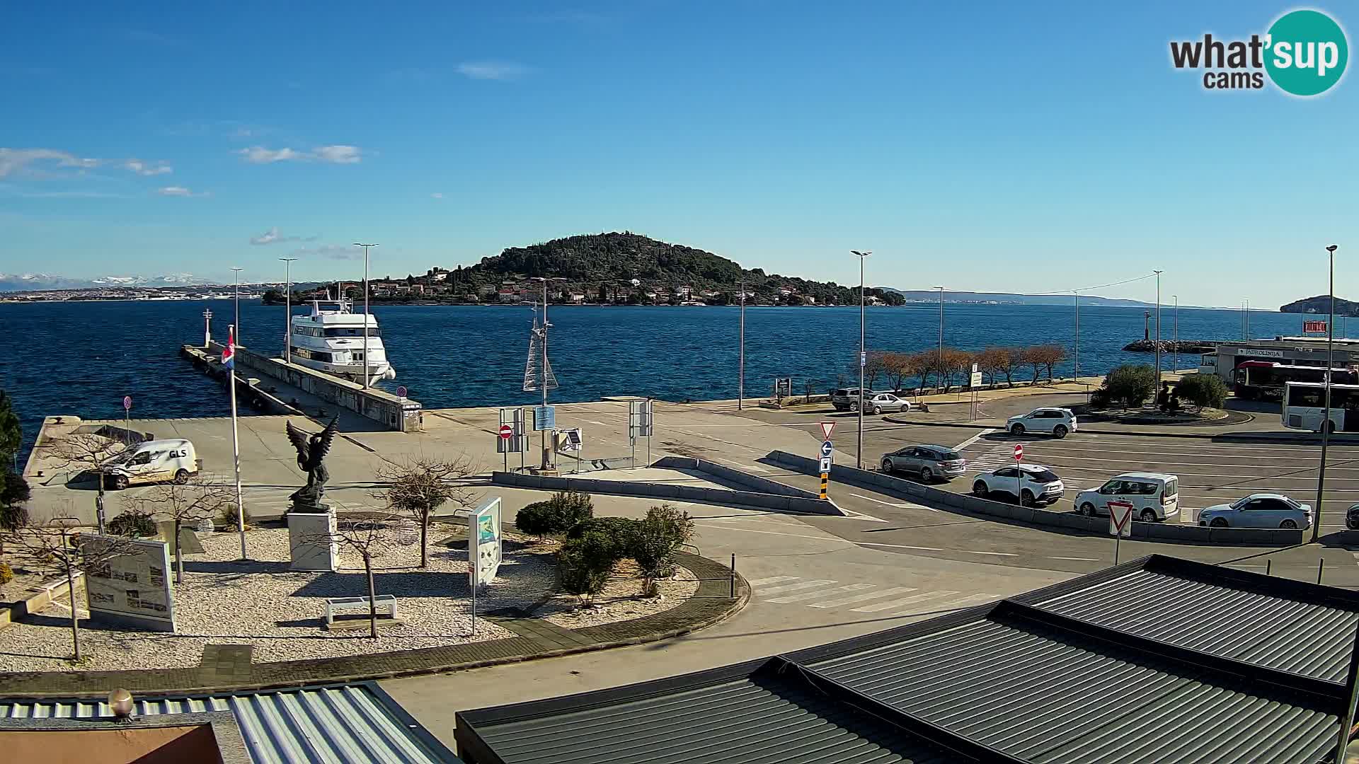 Webcam Ugliano – terminal traghetto da Preko a Zara