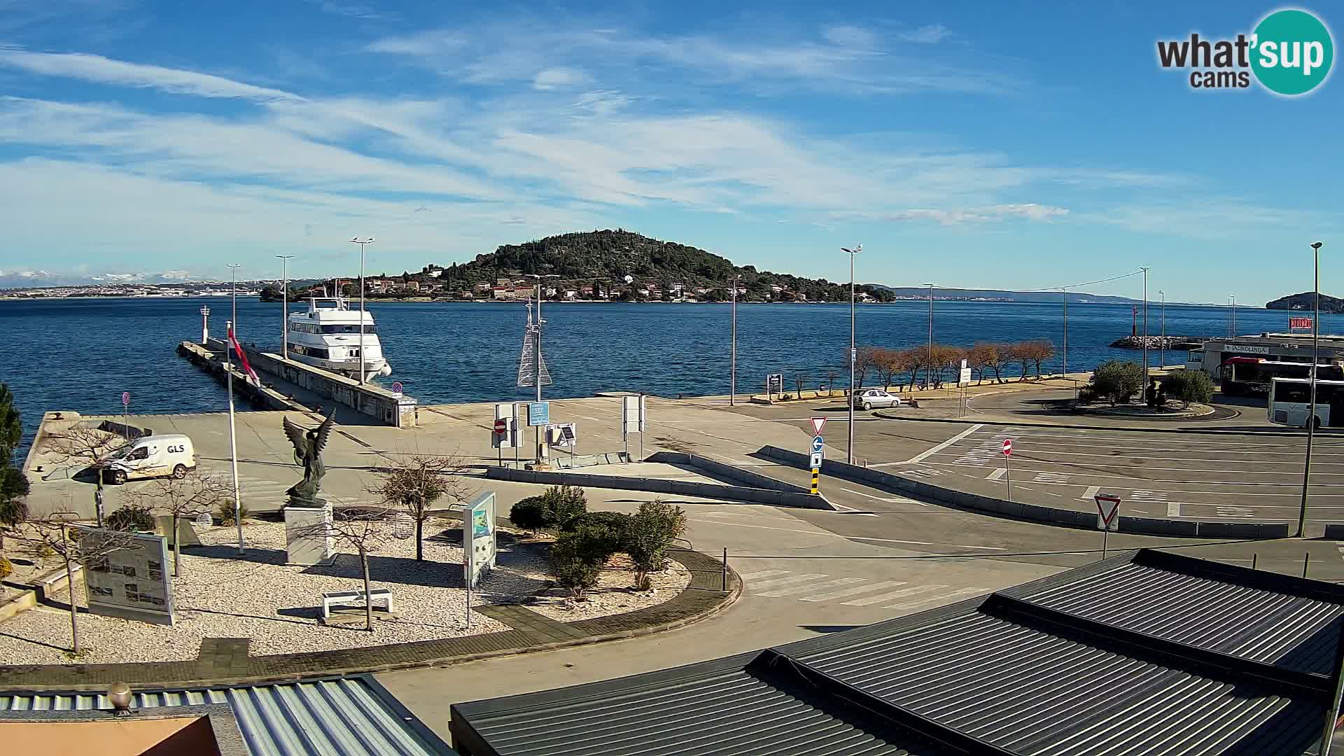 Webcam Ugljan – Preko Ferry to Zadar