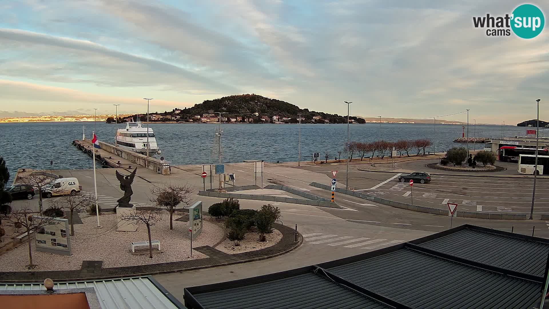 Webcam Ugliano – terminal traghetto da Preko a Zara