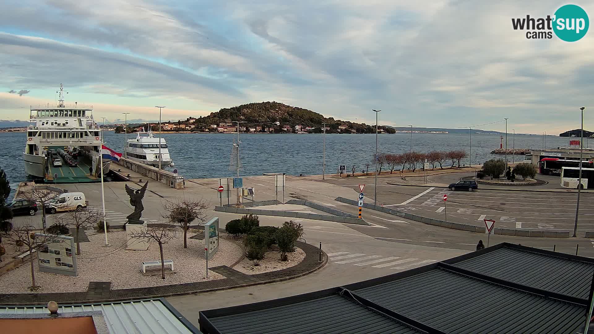 Webcam Ugliano – terminal traghetto da Preko a Zara