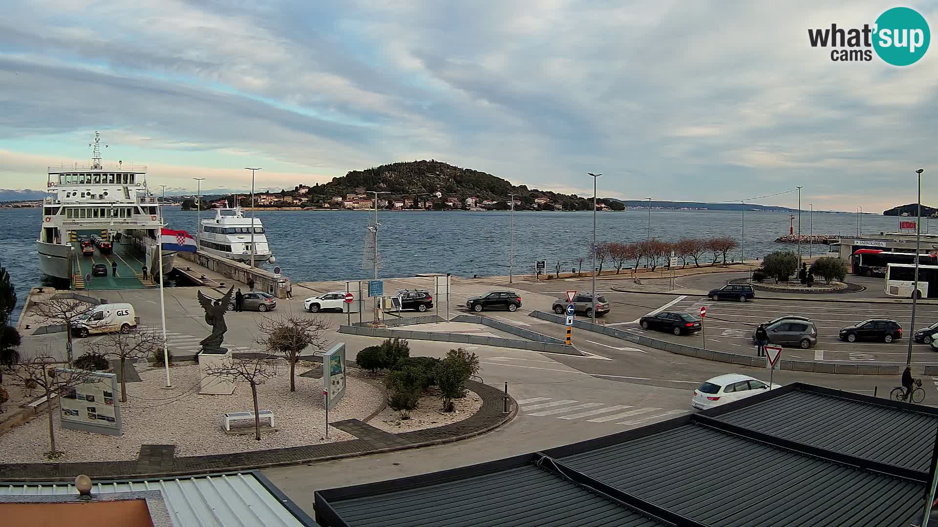 Webcam Ugliano – terminal traghetto da Preko a Zara