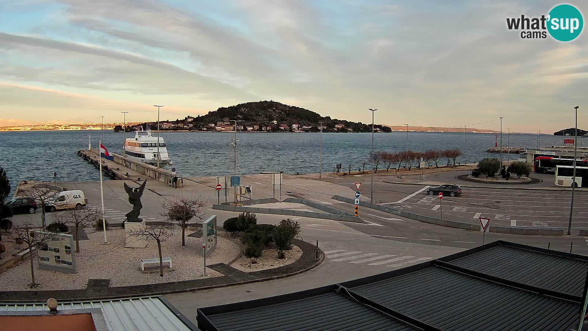 Spletna kamera Ugljan – trajekt Preko – Zadar