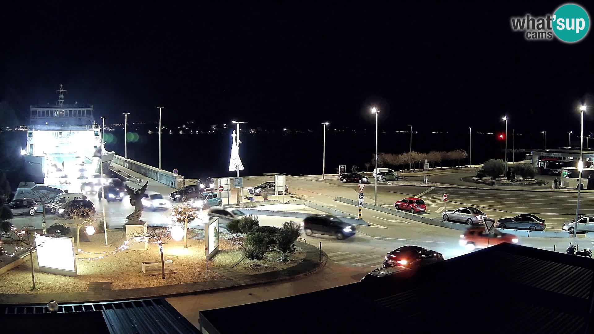 Webcam Ugliano – terminal traghetto da Preko a Zara