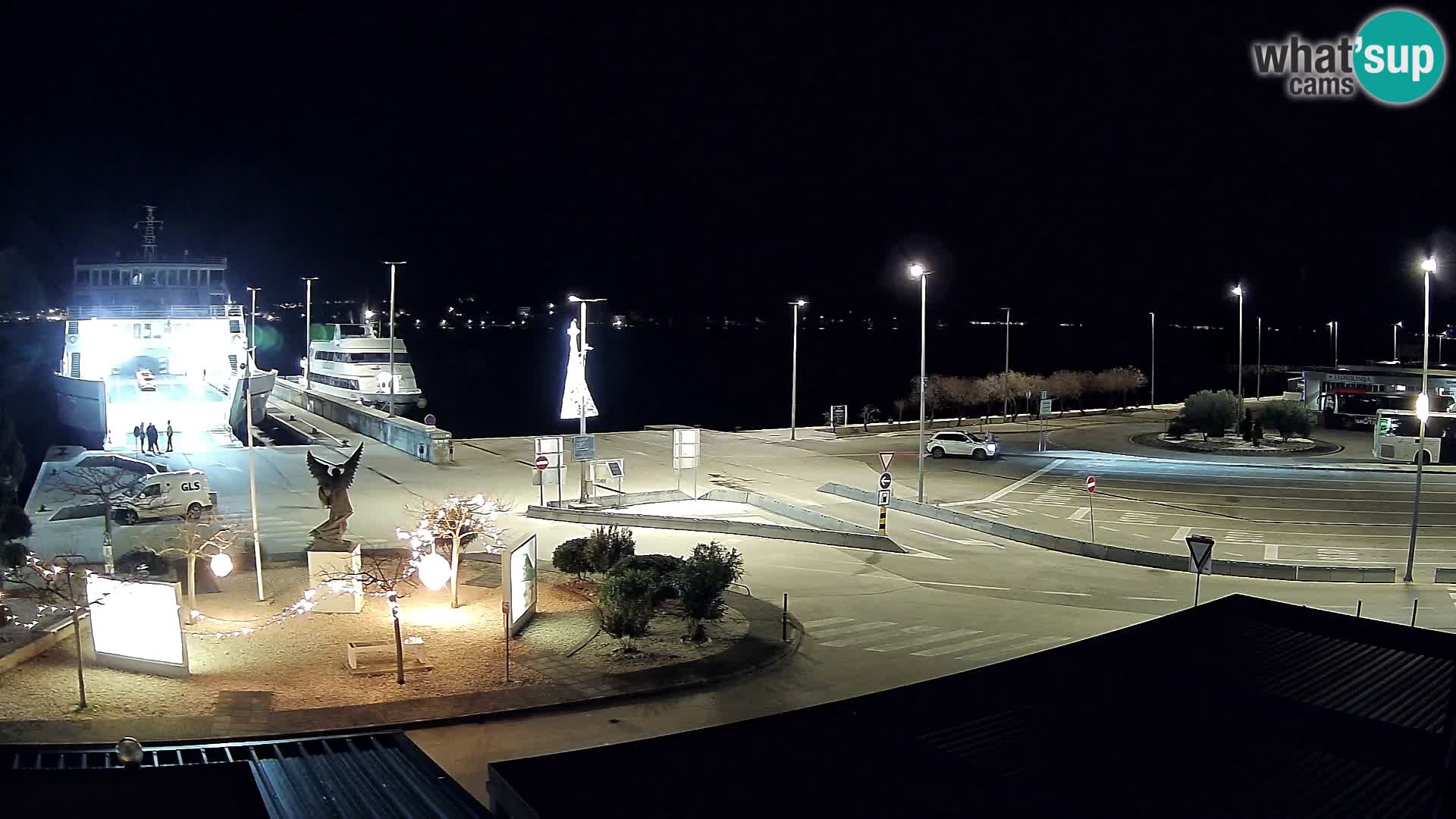 Spletna kamera Ugljan – trajekt Preko – Zadar