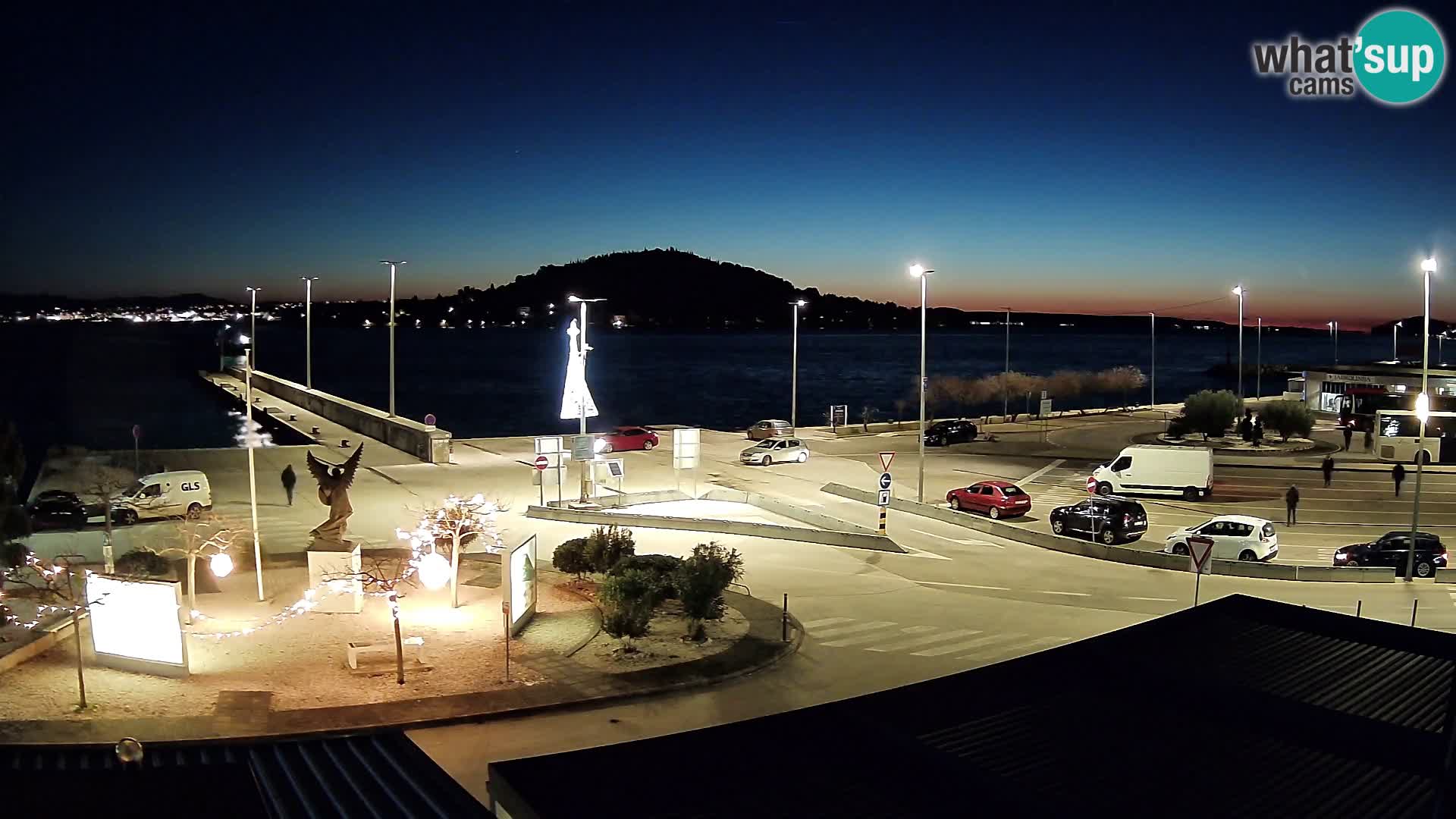 Webcam Ugliano – terminal traghetto da Preko a Zara