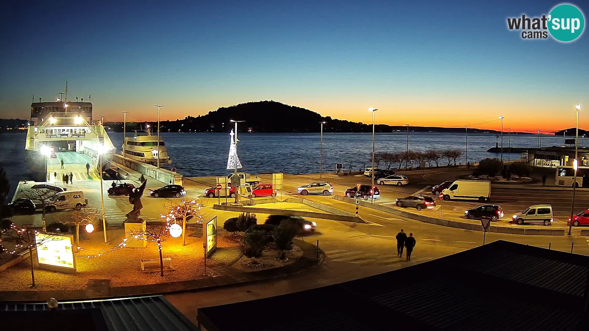 Webcam Ugliano – terminal traghetto da Preko a Zara