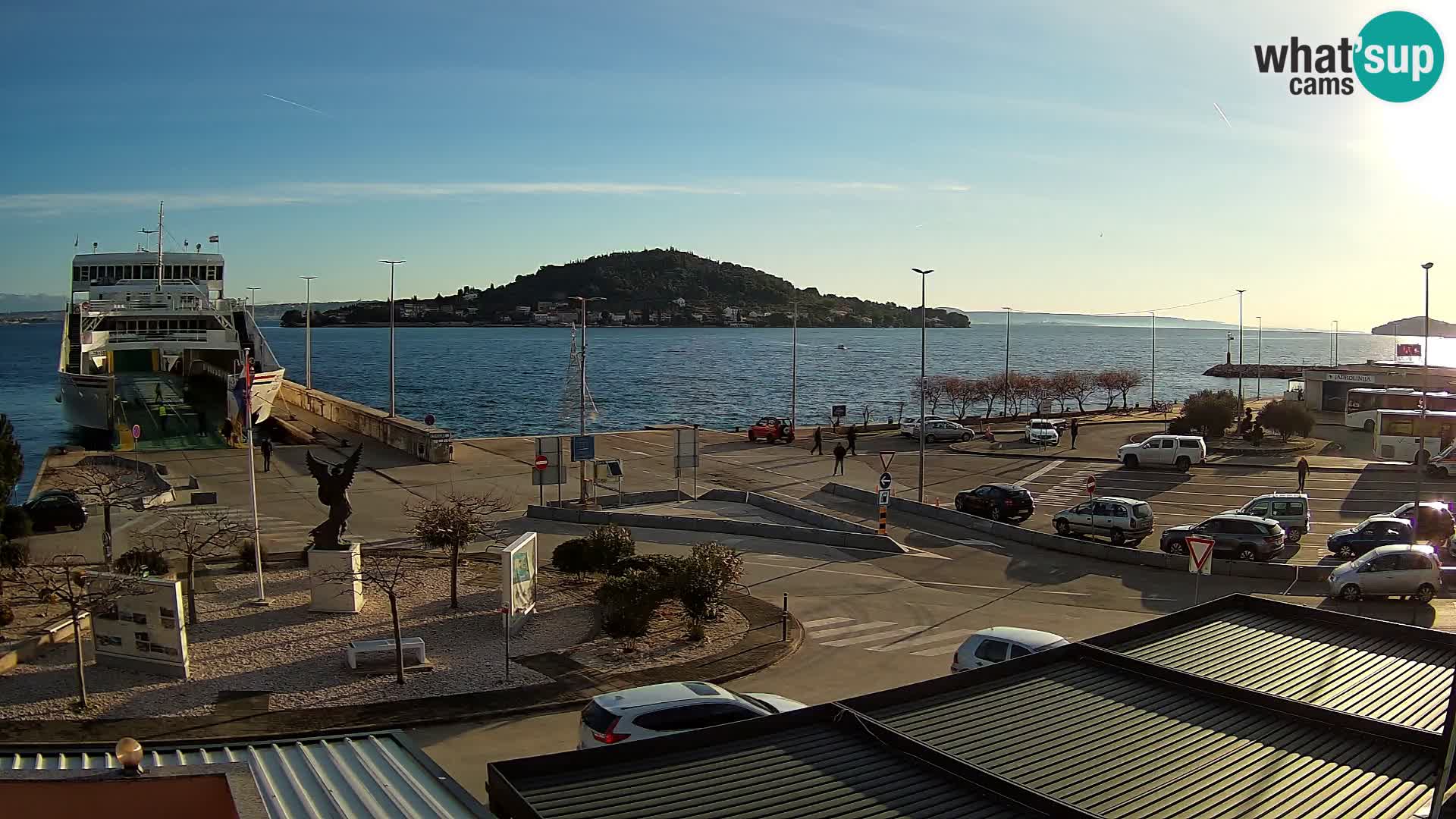 Webcam Ugliano – terminal traghetto da Preko a Zara