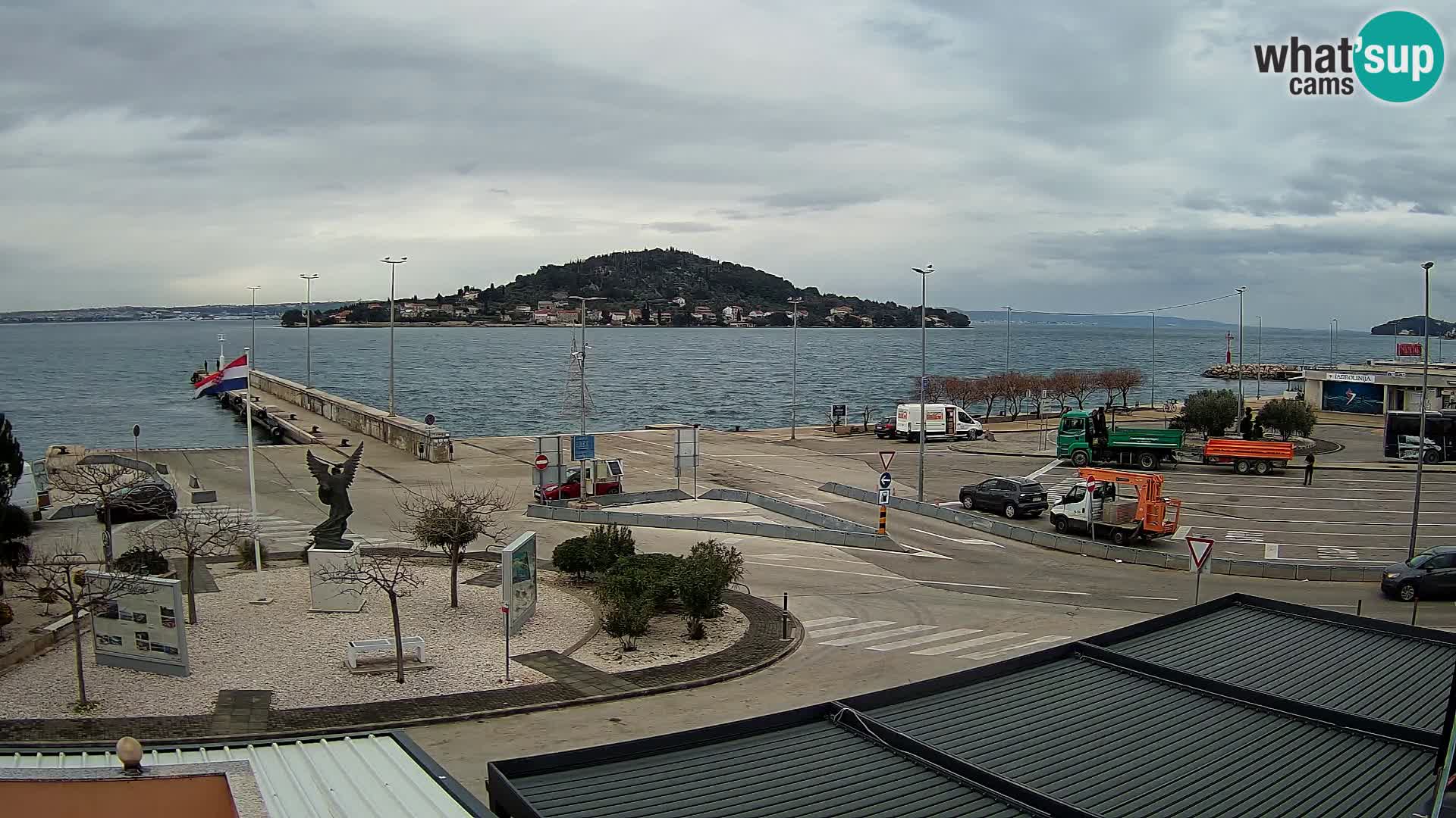 Web kamera Ugljan – Preko trajekt za Zadar