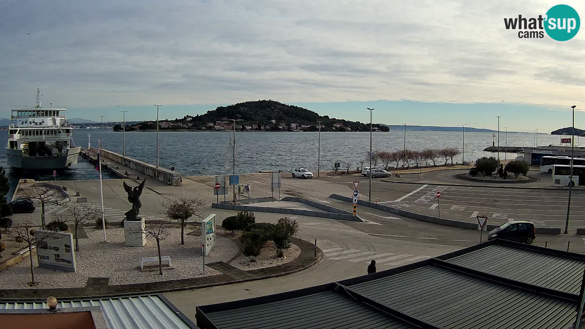 Webcam Ugliano – terminal traghetto da Preko a Zara