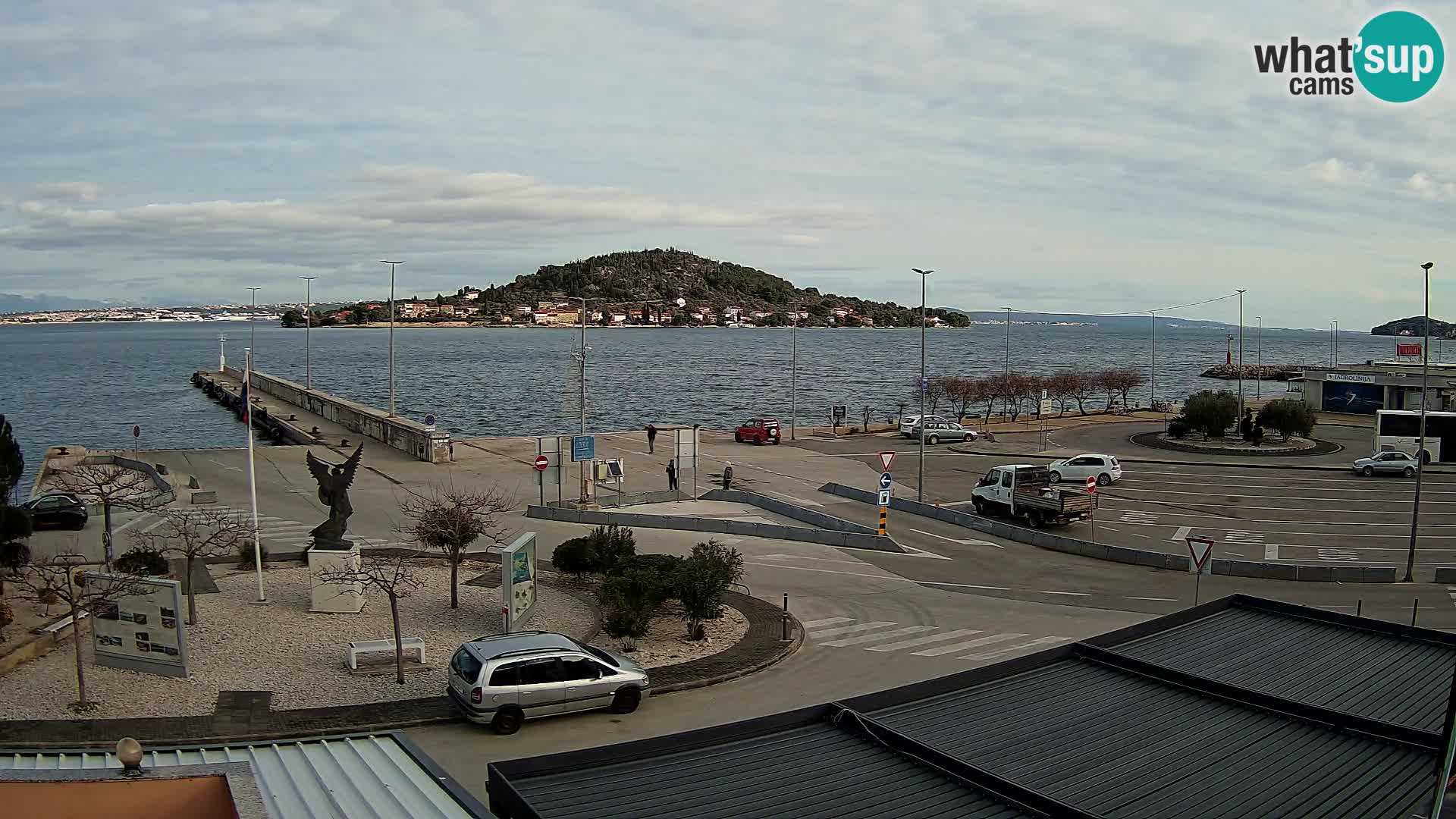 Web kamera Ugljan – Preko trajekt za Zadar