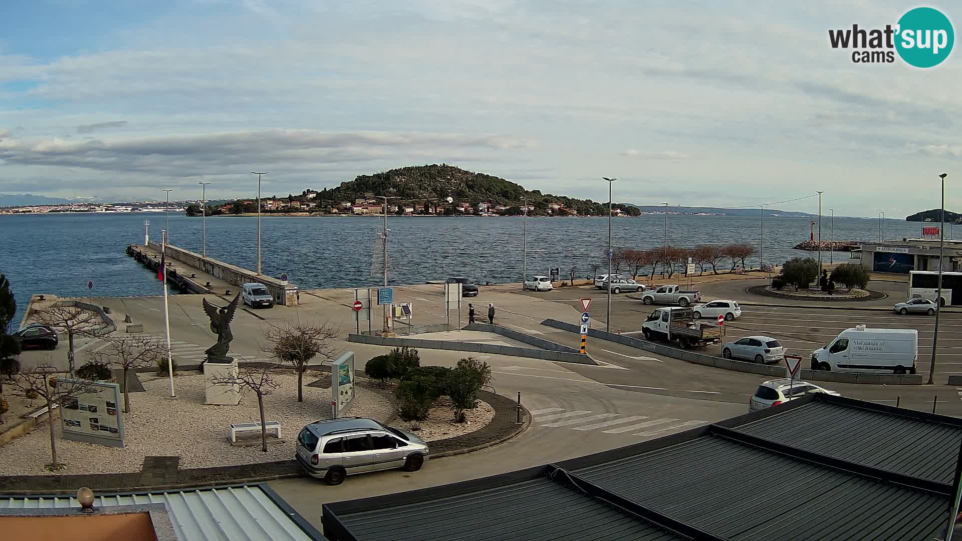 Spletna kamera Ugljan – trajekt Preko – Zadar