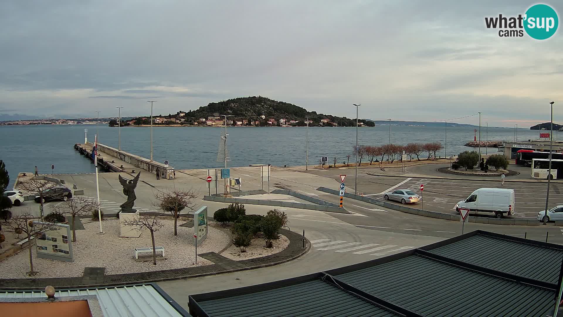 Web kamera Ugljan – Preko trajekt za Zadar