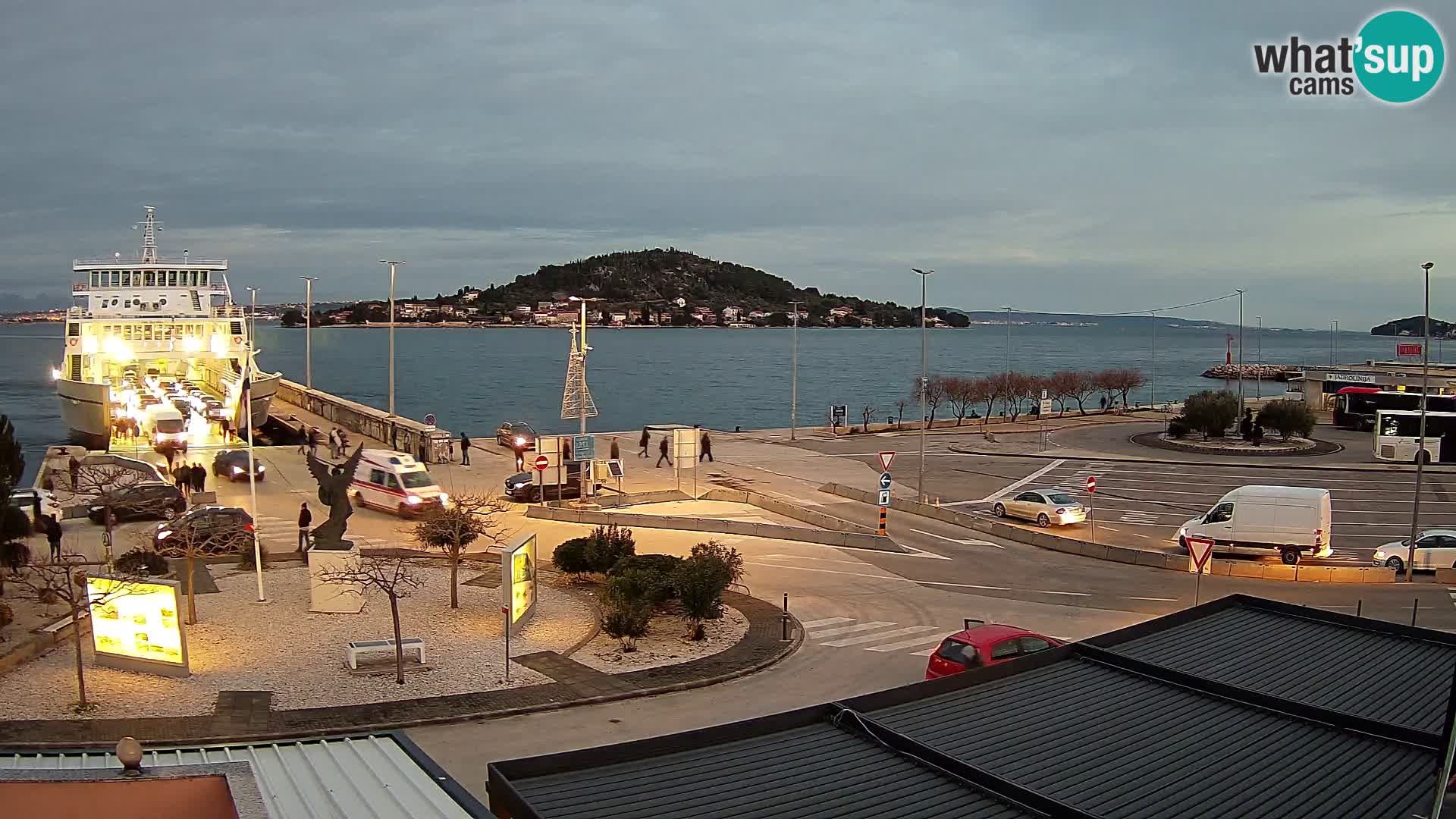 Cámara web UGLJAN – Transportar de Preko a Zadar